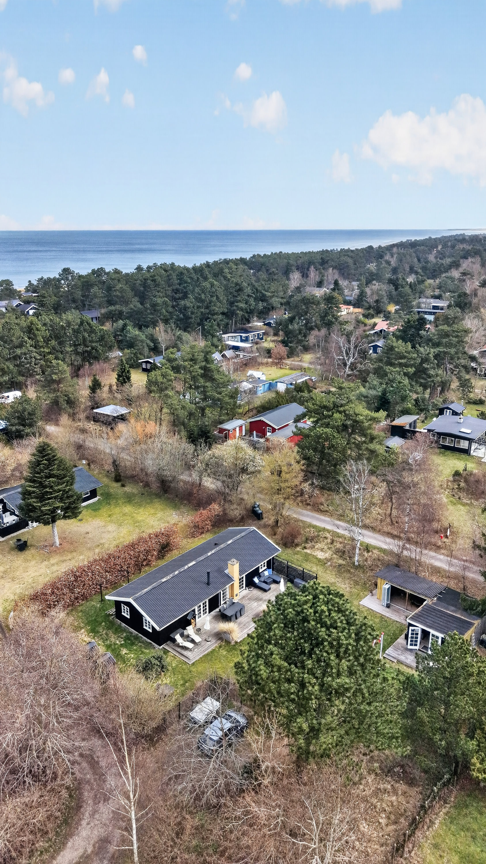 Fremhævet luftfoto billede i fuldskærmstilstand. Billede af Kirchheinersvej 58, 4500 Nykøbing Sj