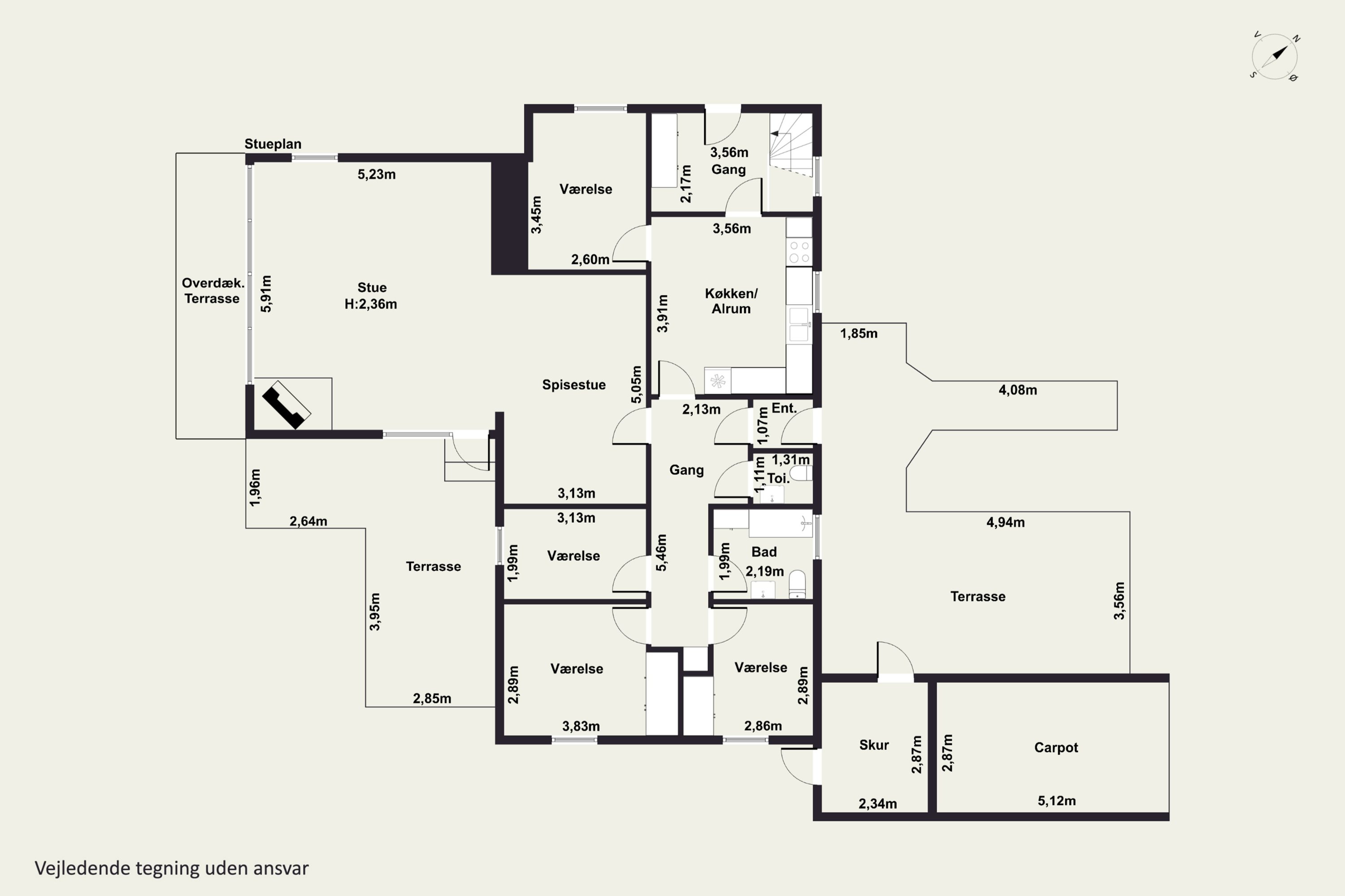Plantegninger billede af Granlyvænget 8, 4400 Kalundborg