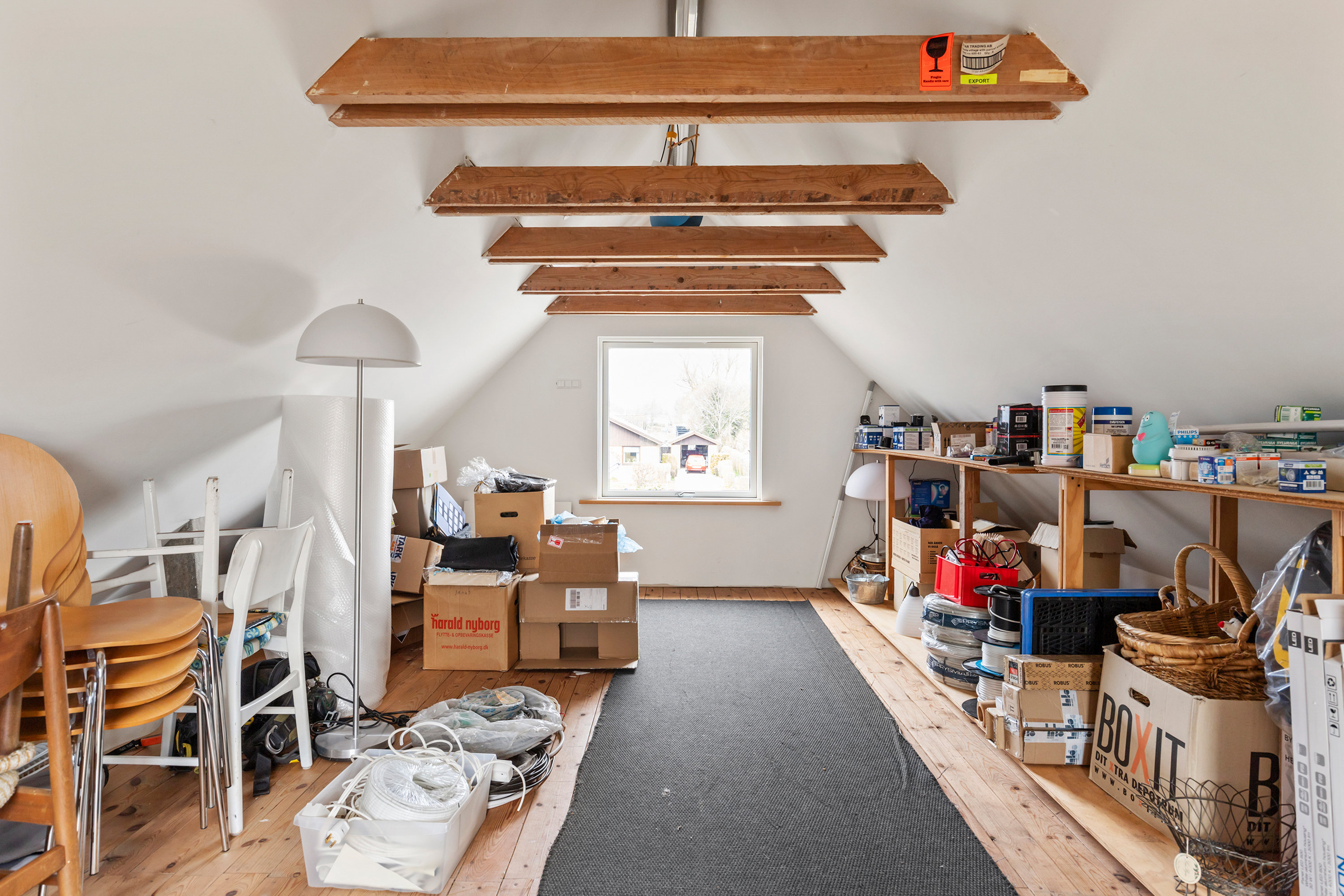 Fremhævet loft billede i fuldskærmstilstand. Billede af Syrenvej 7, 9460 Brovst