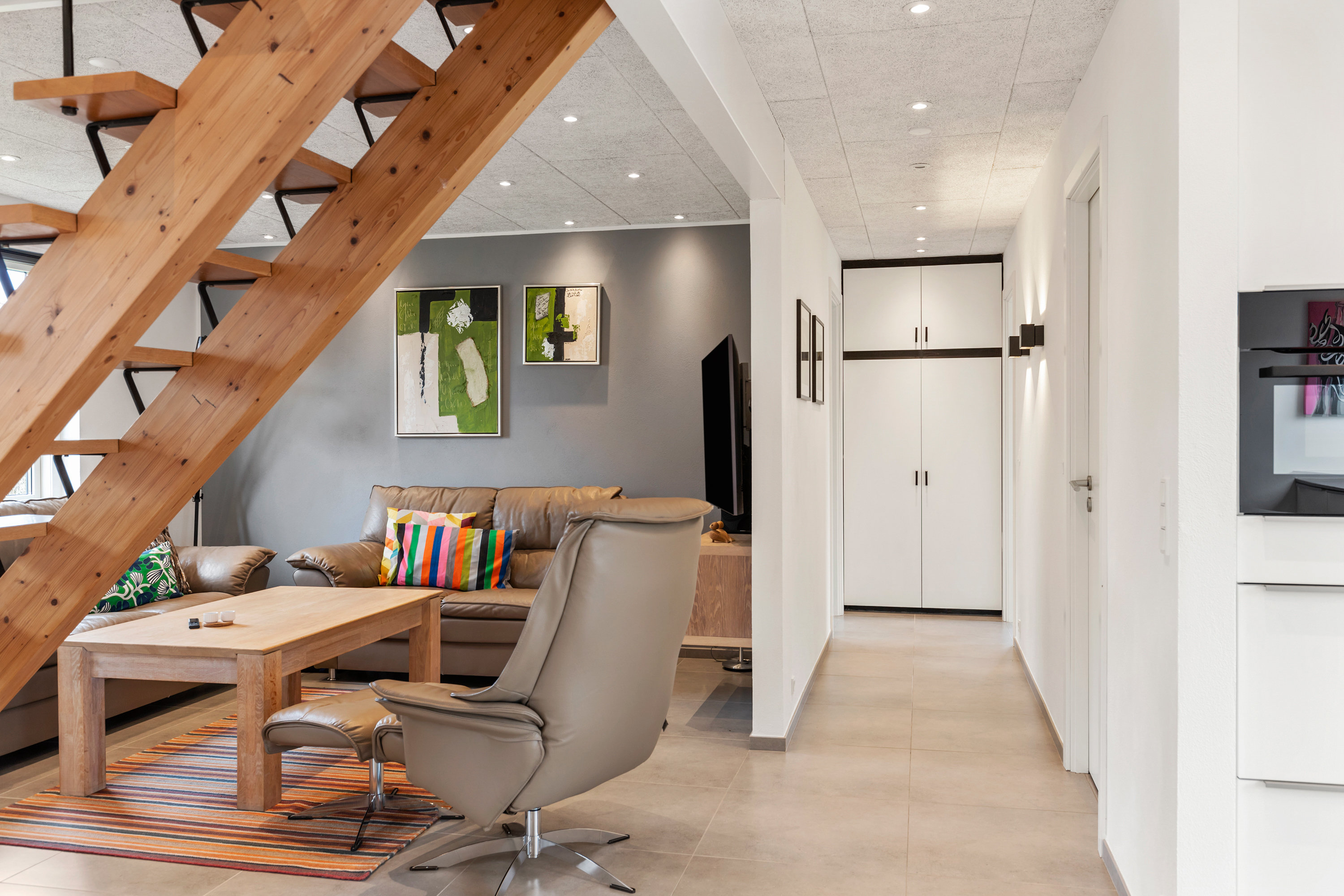 Fremhævet stue billede i fuldskærmstilstand. Billede af Syrenvej 7, 9460 Brovst