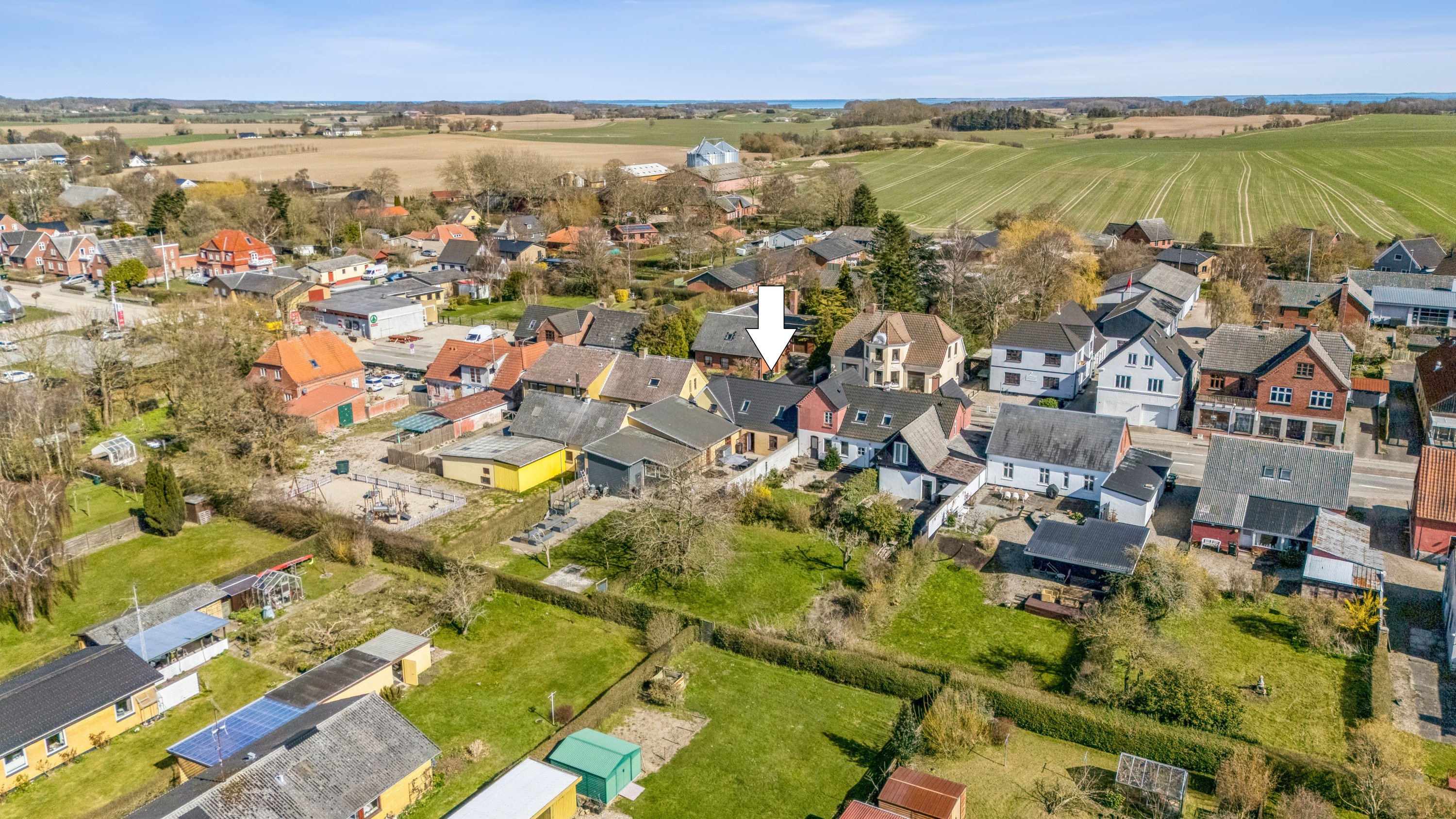 Fremhævet  billede i fuldskærmstilstand. Billede af Hovedgaden 13, 5932 Humble