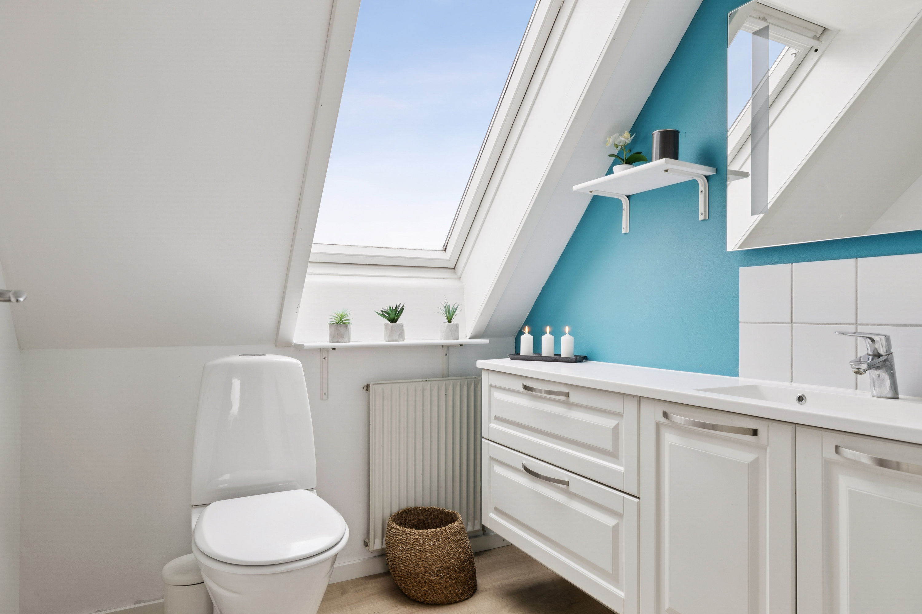 Fremhævet badeværelse billede i fuldskærmstilstand. Billede af Stokkebjergvej 11, 4450 Jyderup