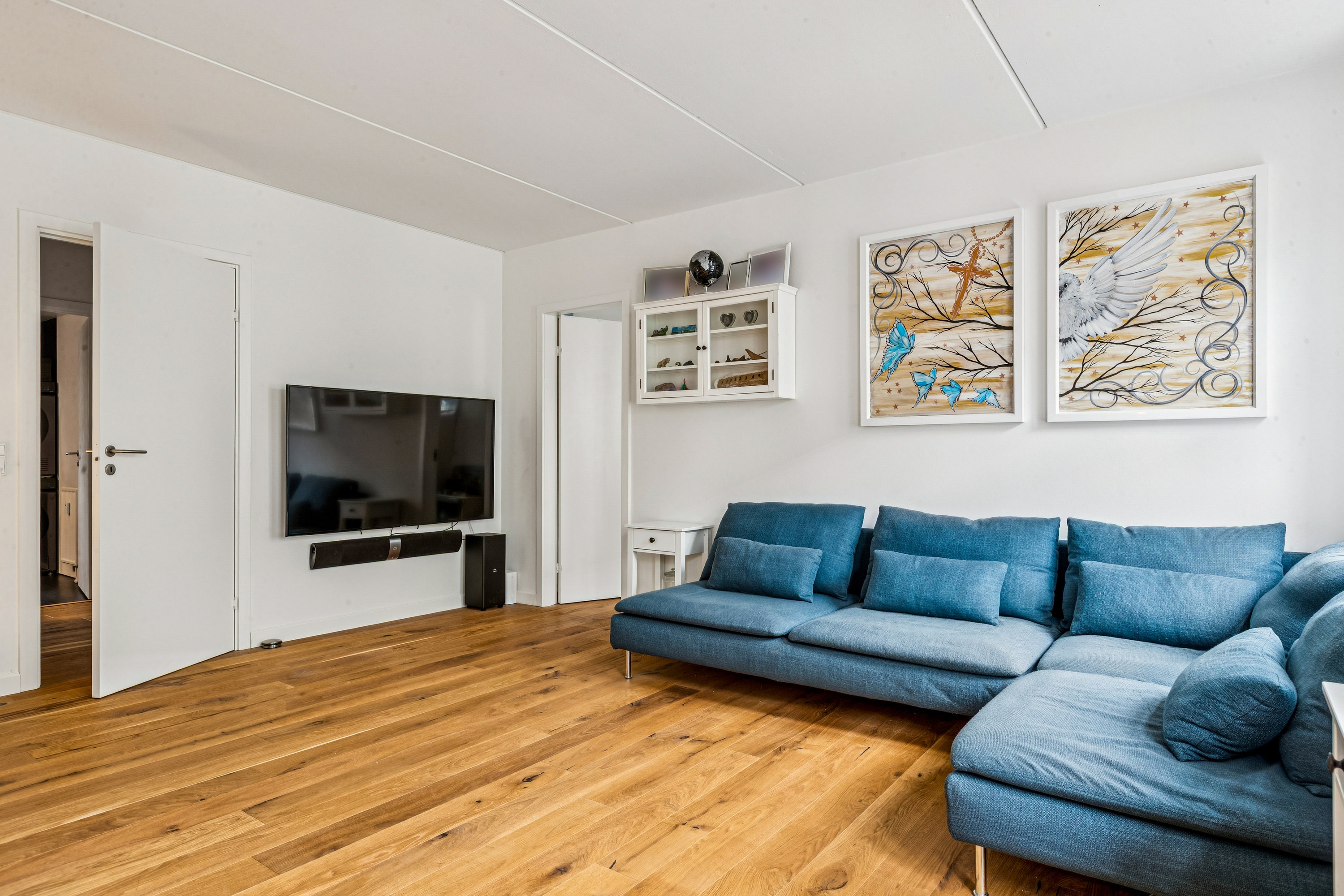 Fremhævet stue alrum billede i fuldskærmstilstand. Billede af Groskenstræde 3, 1. tv., 3000 Helsingør