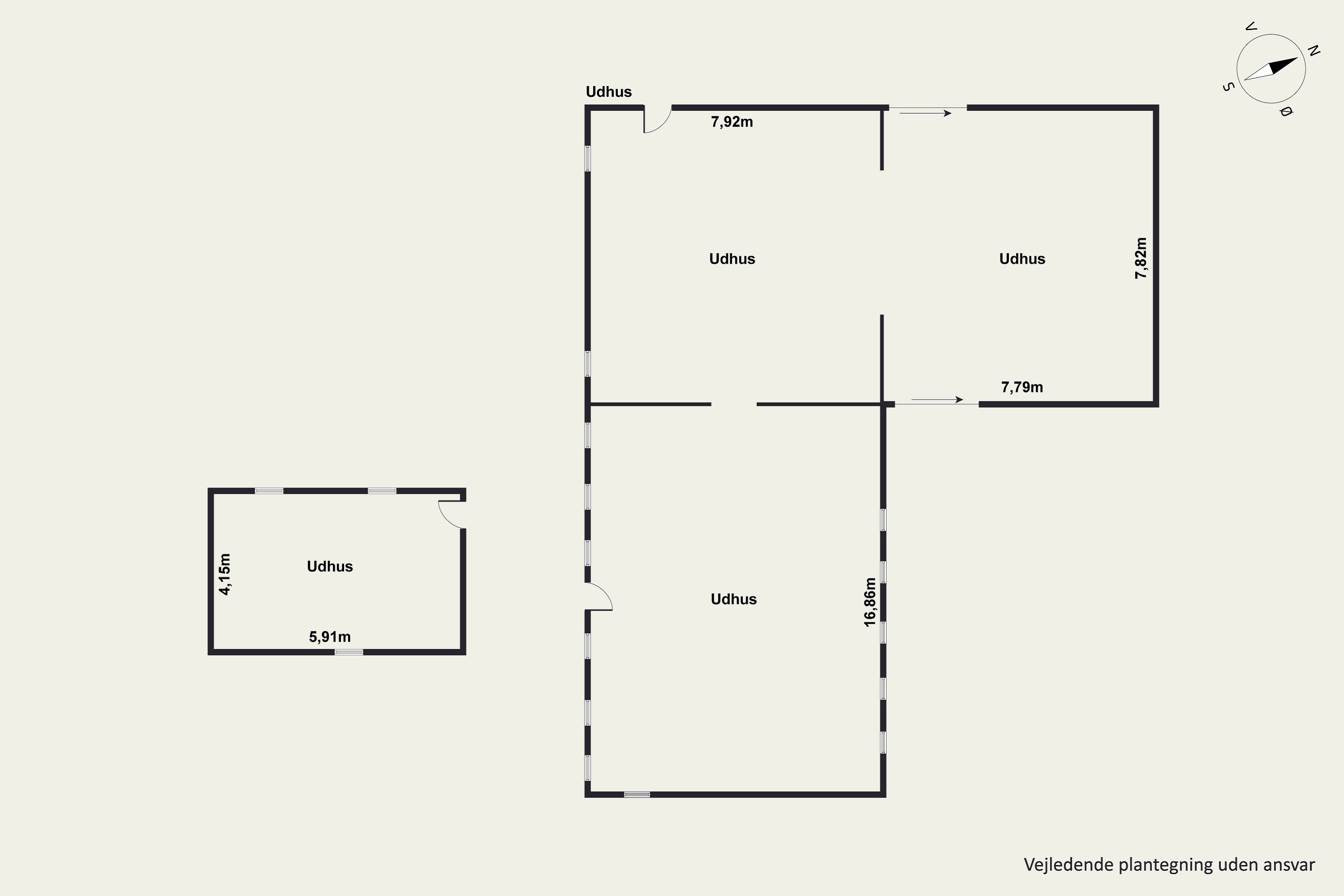 Plantegninger billede af Kolåvej 4, Egens, 8410 Rønde