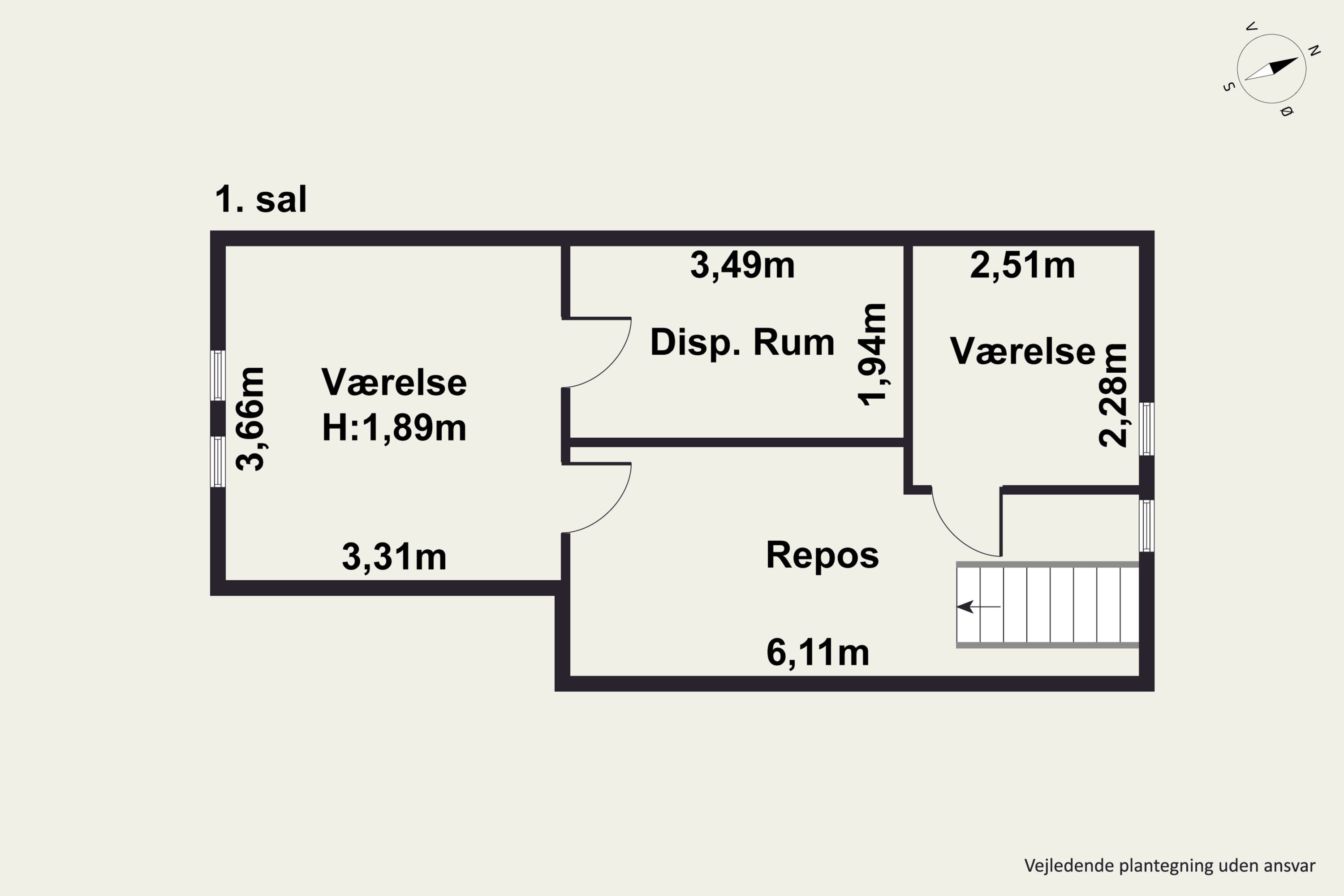 Plantegninger billede af Kolåvej 4, Egens, 8410 Rønde