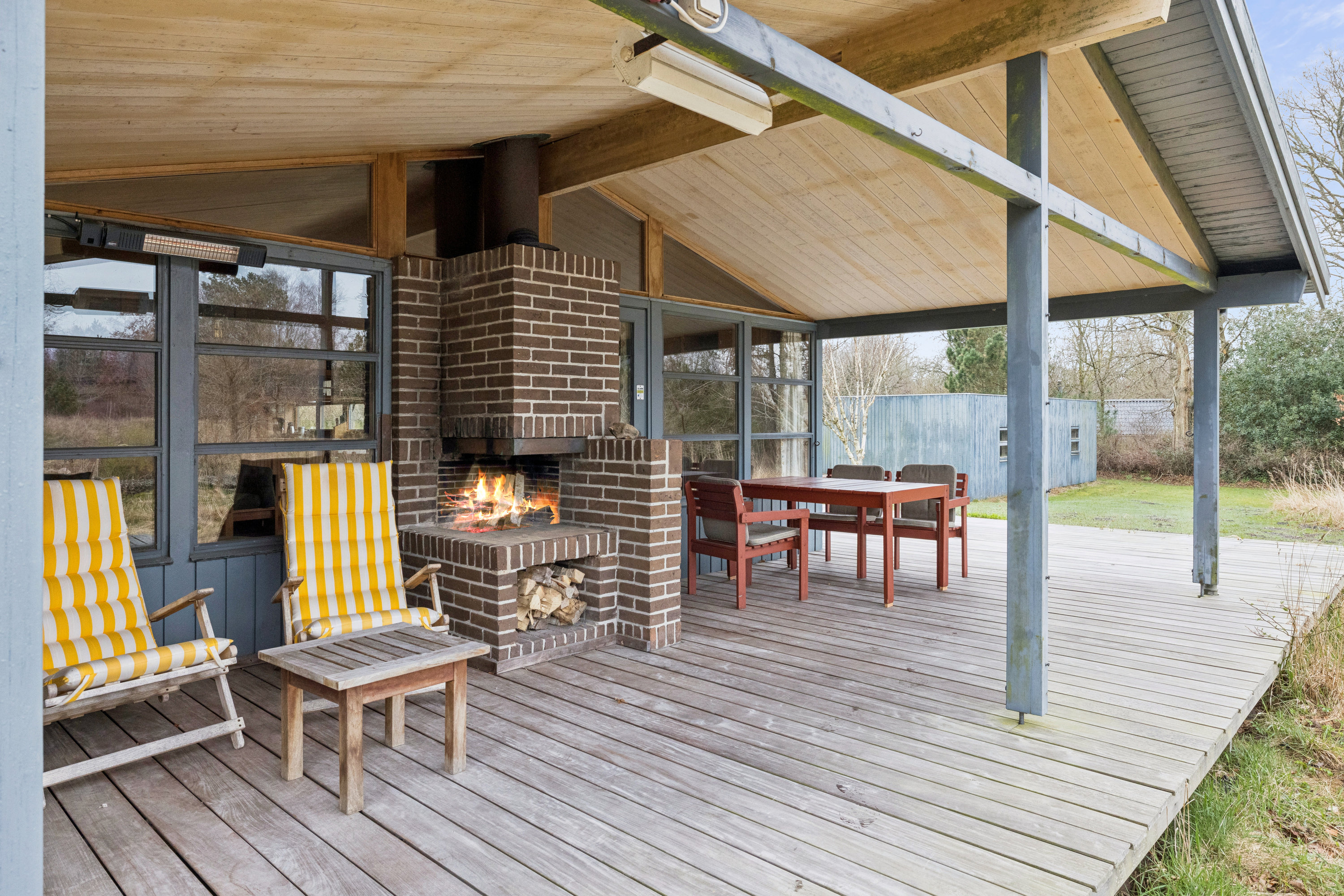 Fremhævet terrasse billede i fuldskærmstilstand. Billede af Stavnsborgvej 37, Gjerrild, 8500 Grenaa