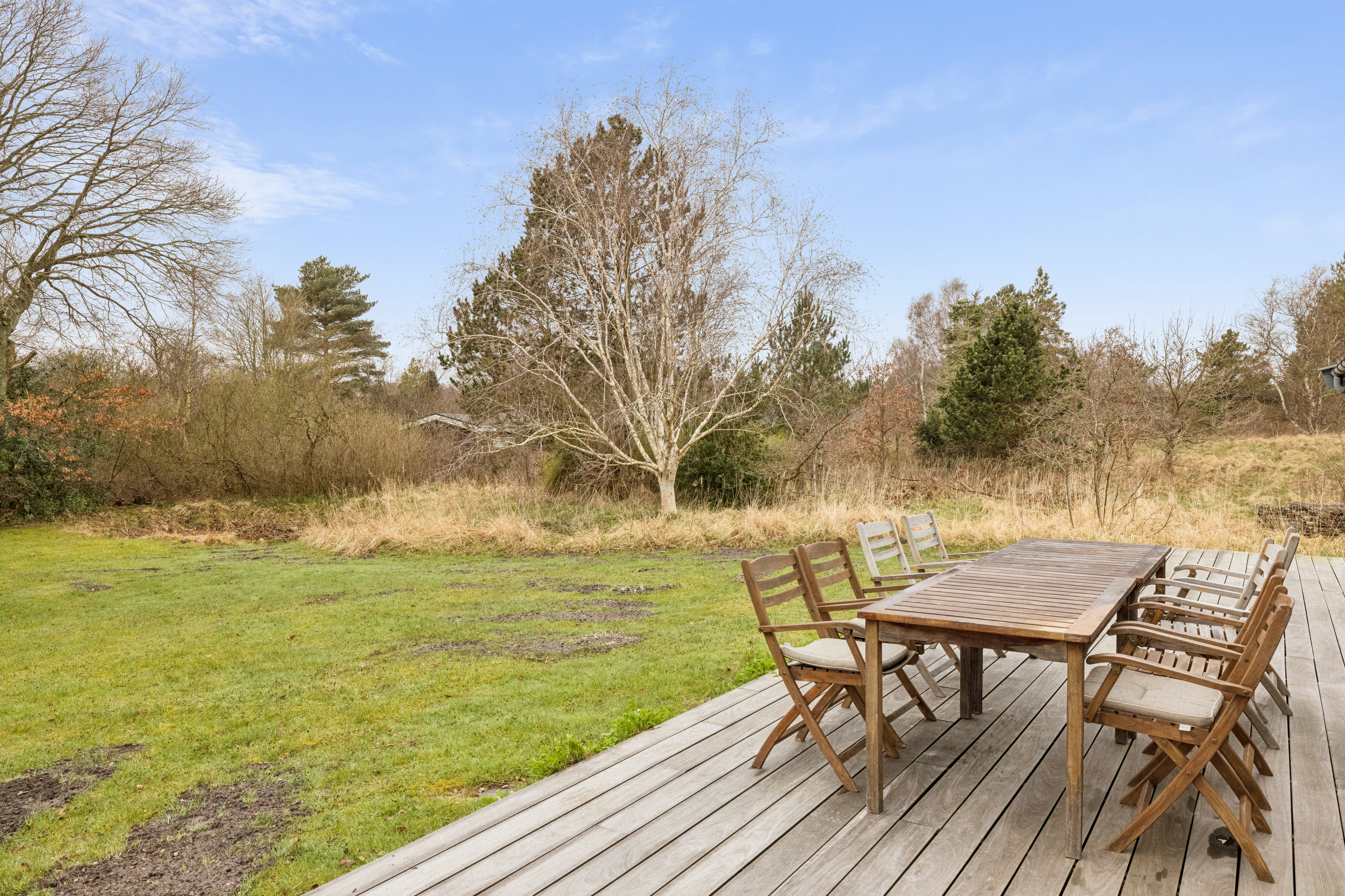 Fremhævet terrasse billede i fuldskærmstilstand. Billede af Stavnsborgvej 37, Gjerrild, 8500 Grenaa