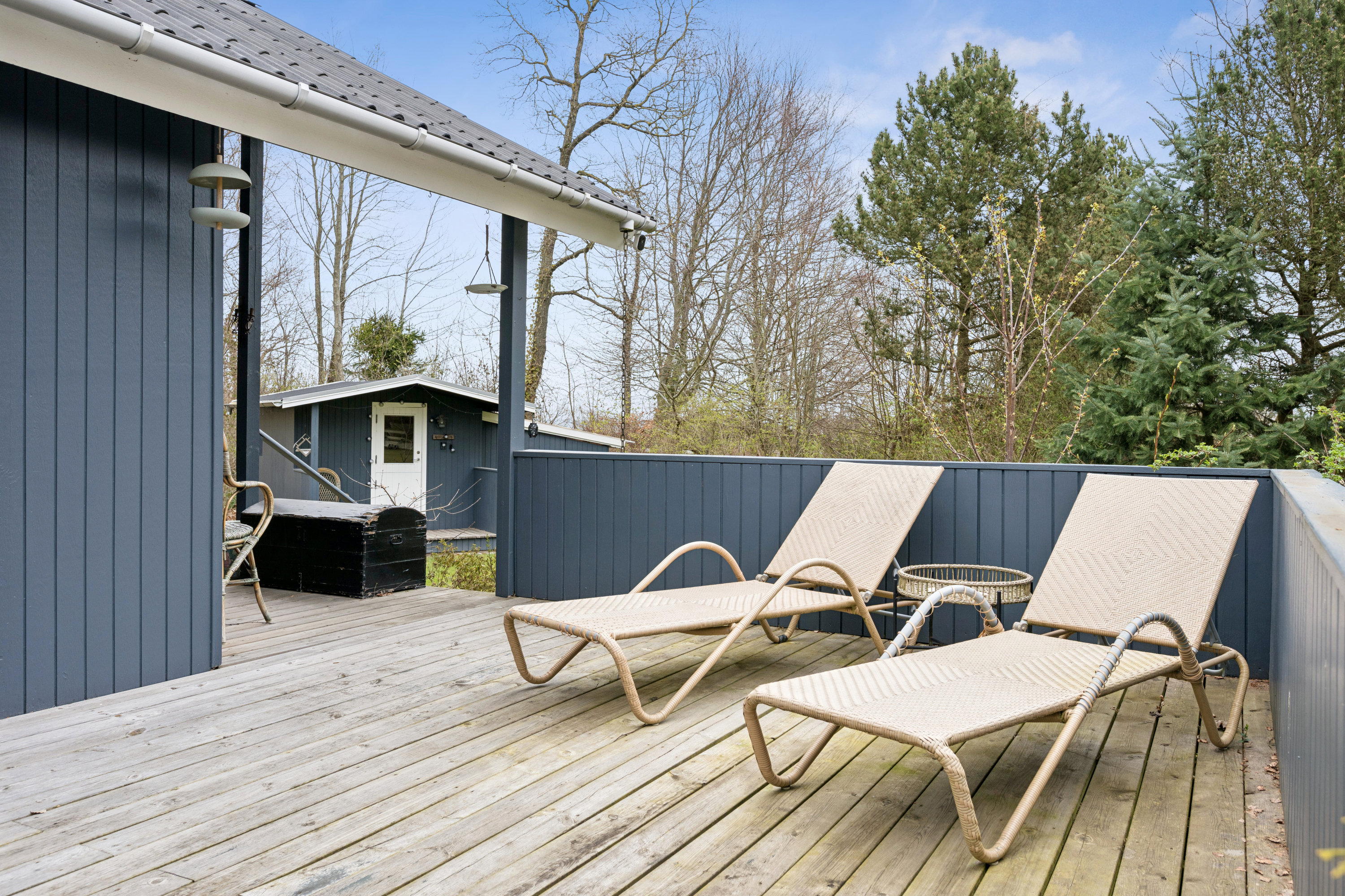 Fremhævet terrasse billede i fuldskærmstilstand. Billede af Vibevej 2, Skovgårde, 8961 Allingåbro