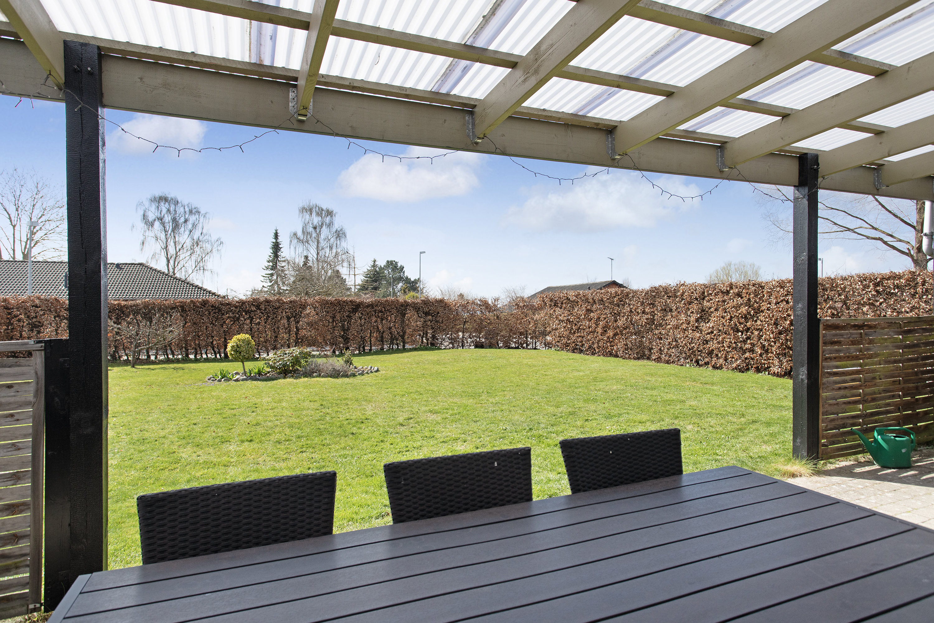 Fremhævet overdækket terrasse billede i fuldskærmstilstand. Billede af Åbyvej 15, 2740 Skovlunde