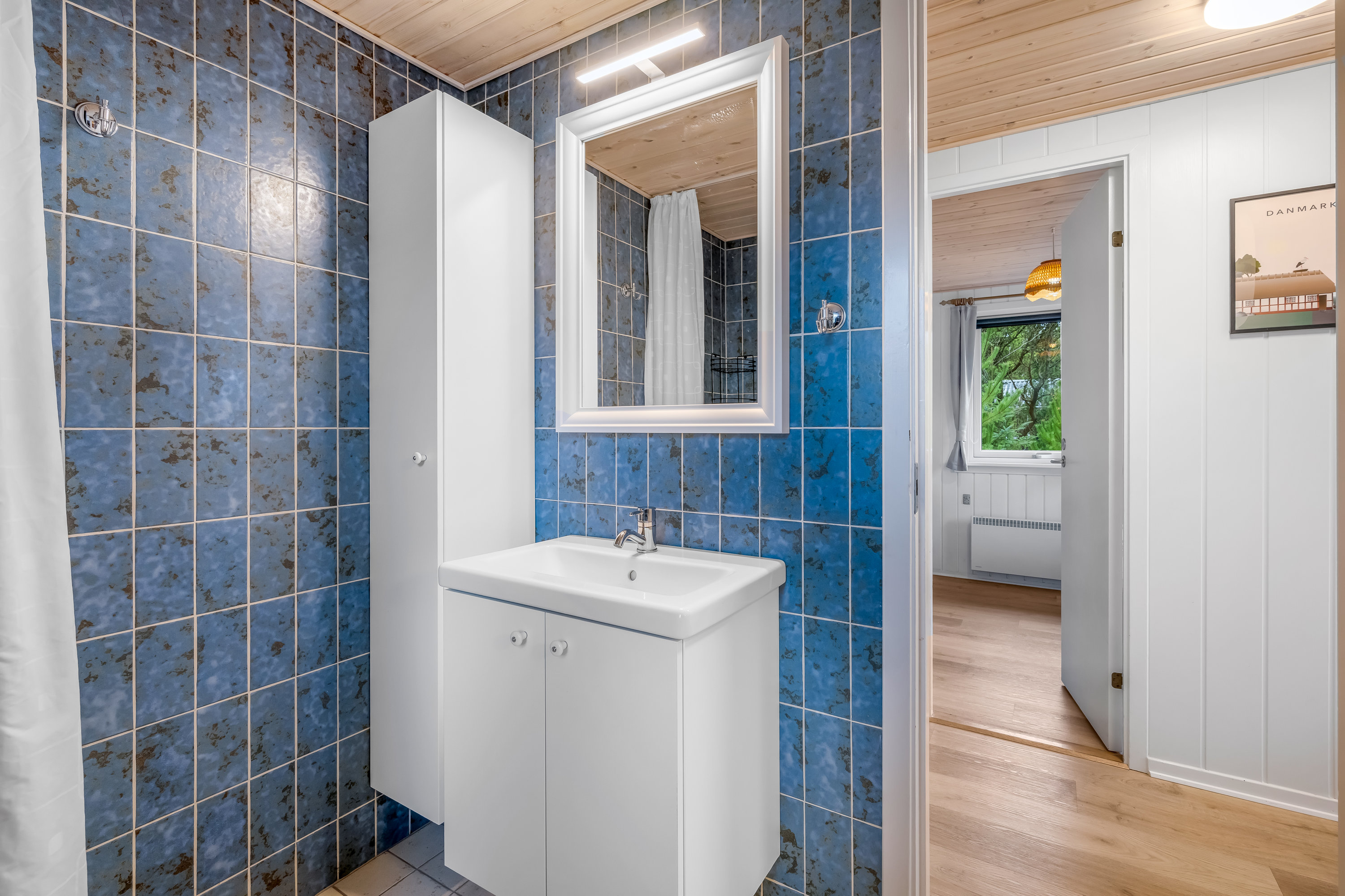 Fremhævet badeværelse billede i fuldskærmstilstand. Billede af Højsvej 26, Lønne, 6830 Nørre Nebel