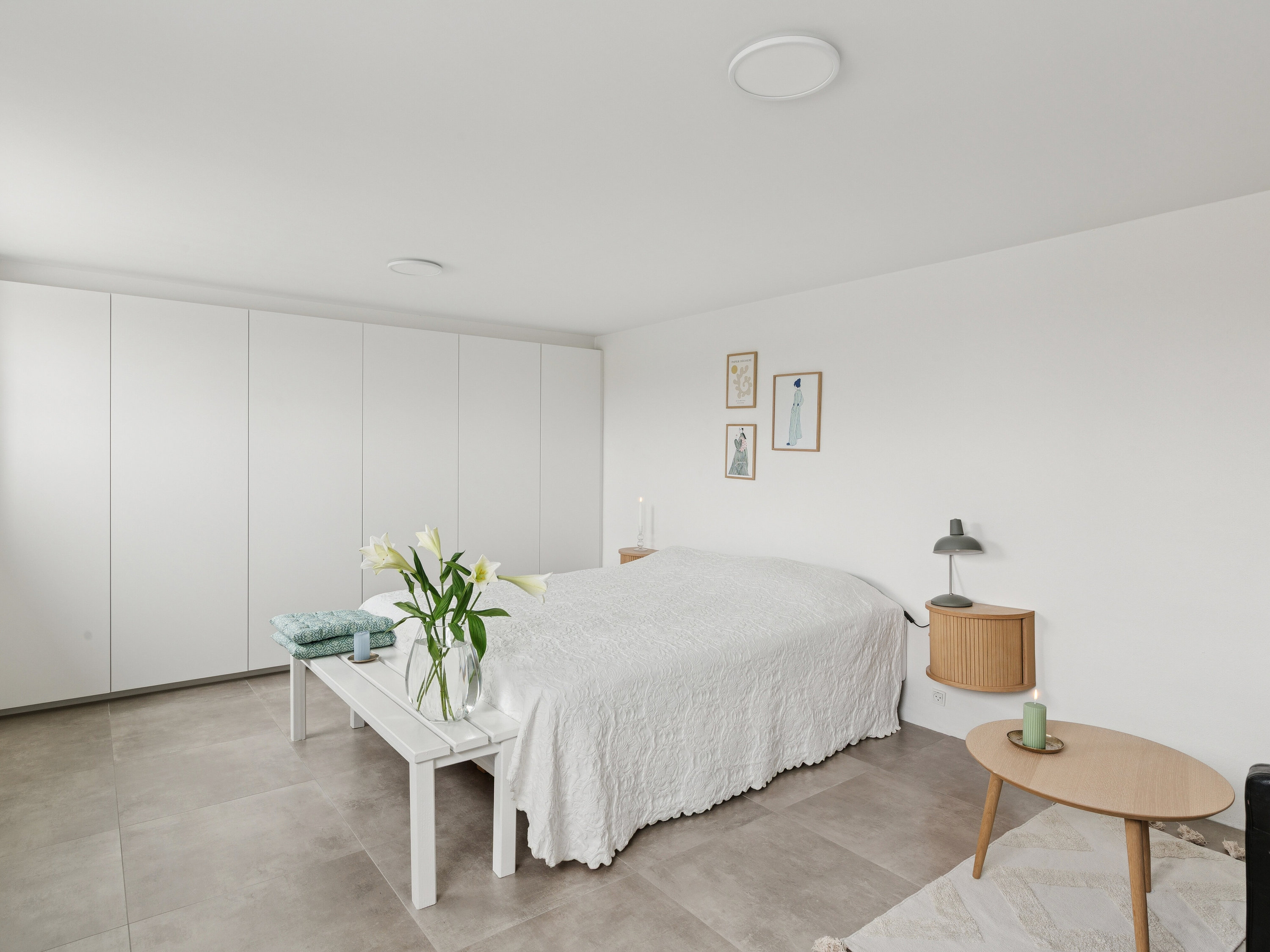 Fremhævet soveværelse billede i fuldskærmstilstand. Billede af Lien 2, 9800 Hjørring