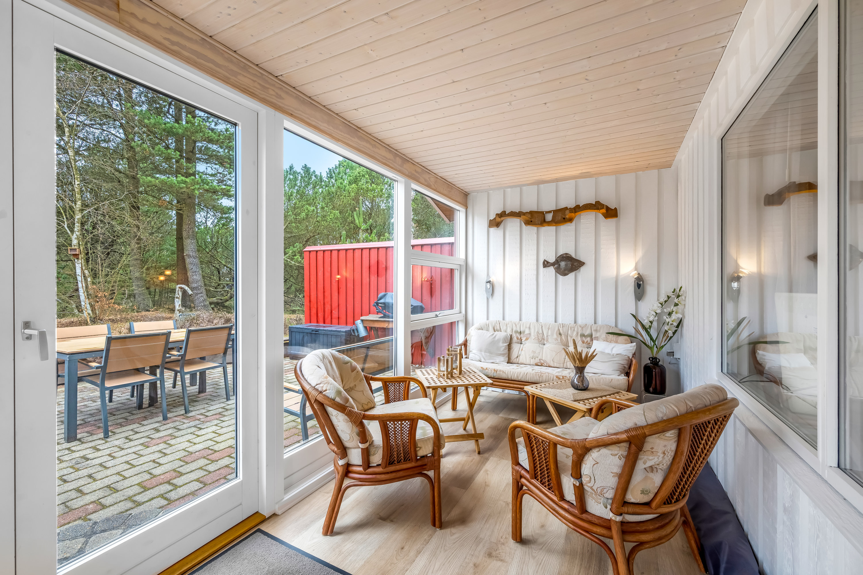 Fremhævet udestue  billede i fuldskærmstilstand. Billede af Højsvej 26, Lønne, 6830 Nørre Nebel