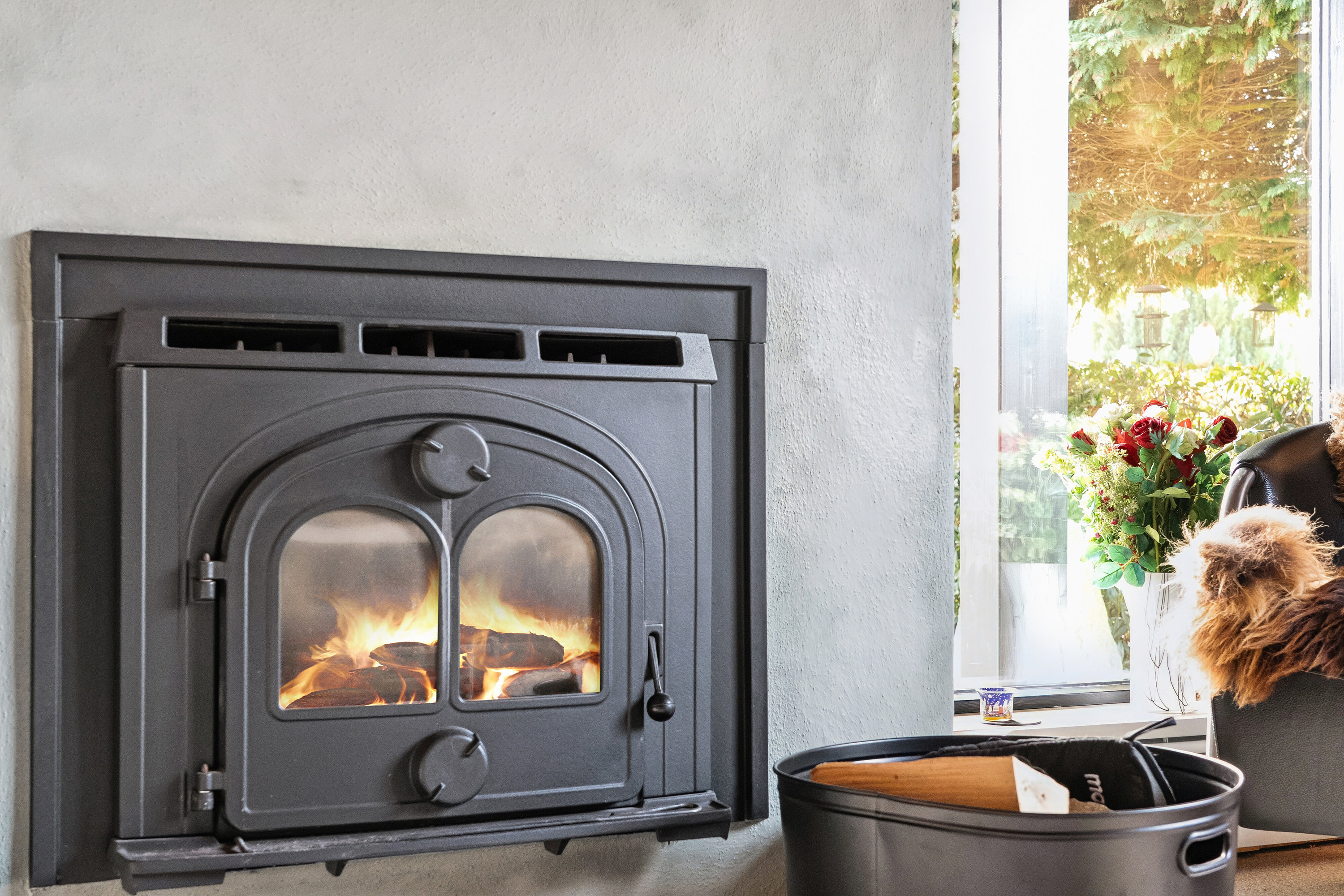 Fremhævet stue billede i fuldskærmstilstand. Billede af Bøgevej 13, 4771 Kalvehave