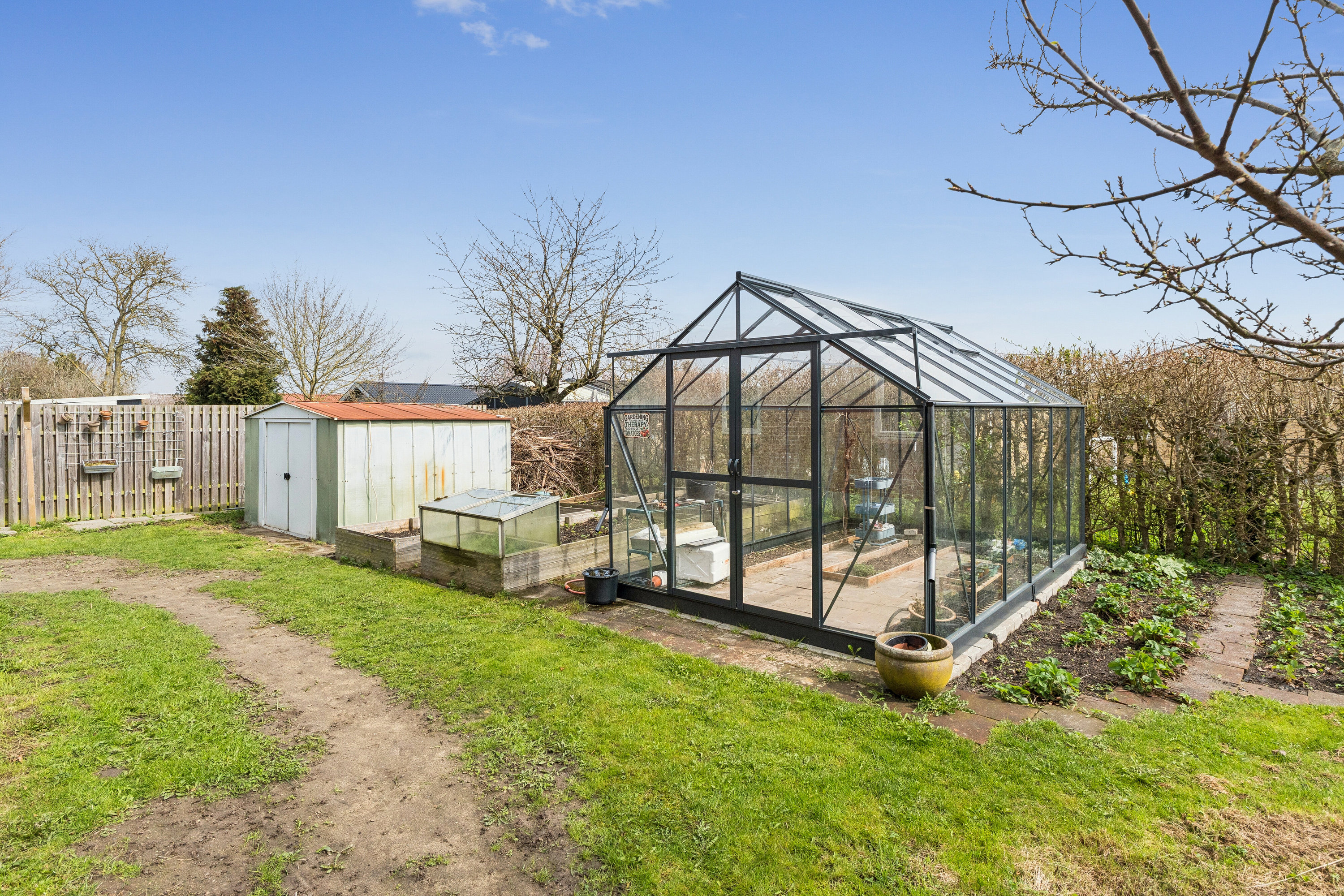 Fremhævet udendørs billede i fuldskærmstilstand. Billede af Toftevænget 4, 8464 Galten