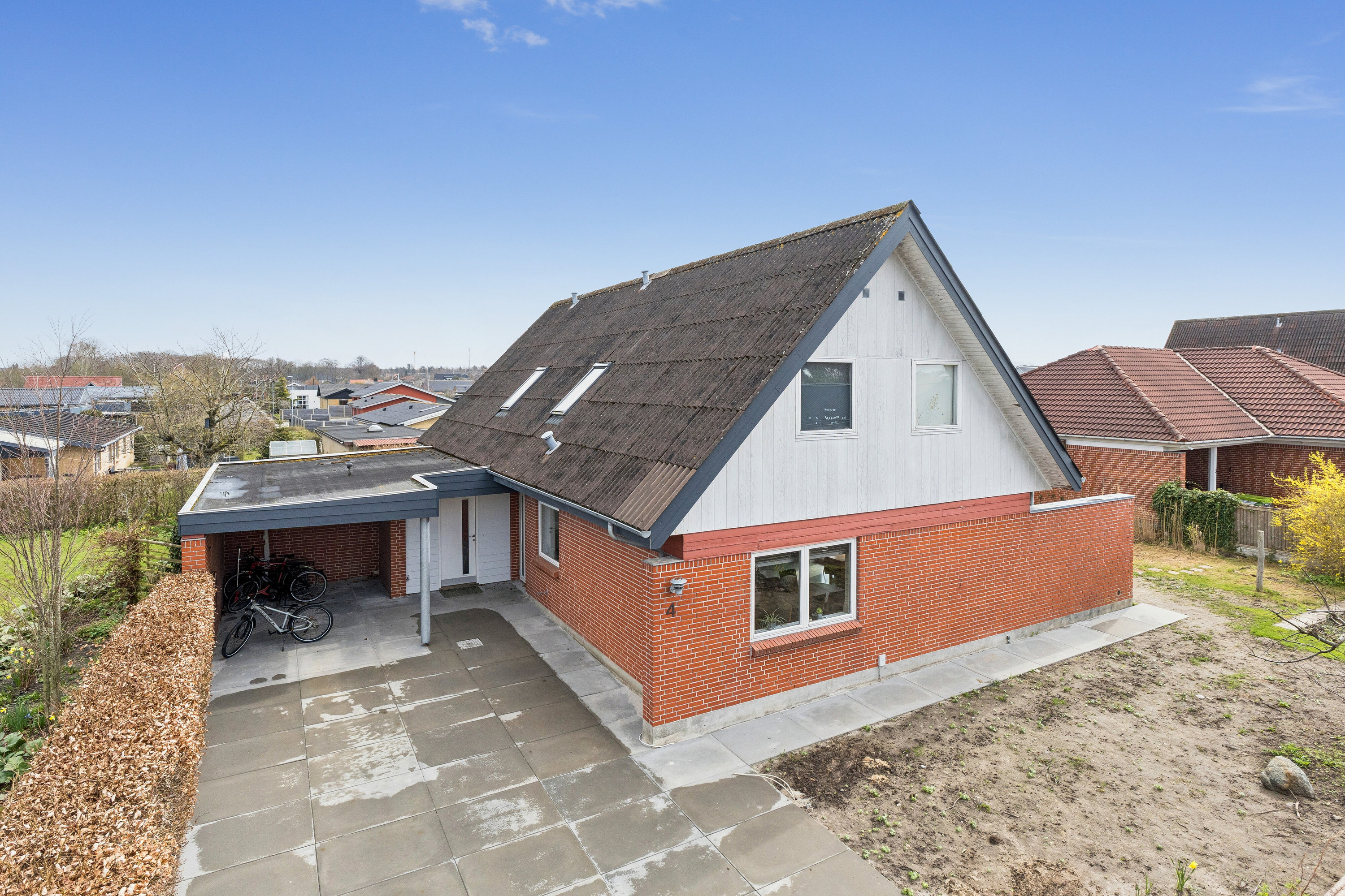 Fremhævet udsigt fra toppen billede i fuldskærmstilstand. Billede af Toftevænget 4, 8464 Galten