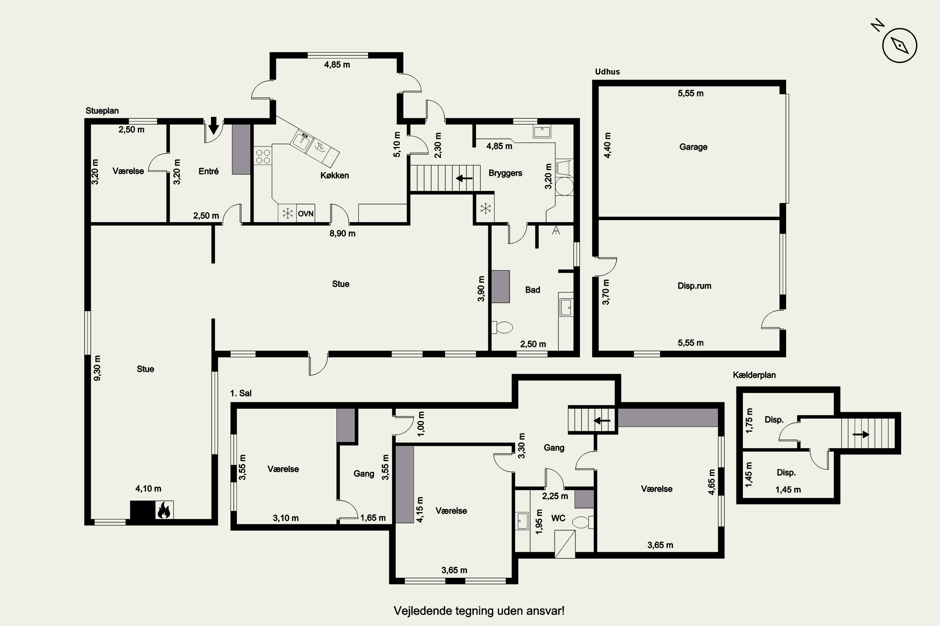 Plantegninger billede af Fjald 6, Halgårde, 7500 Holstebro