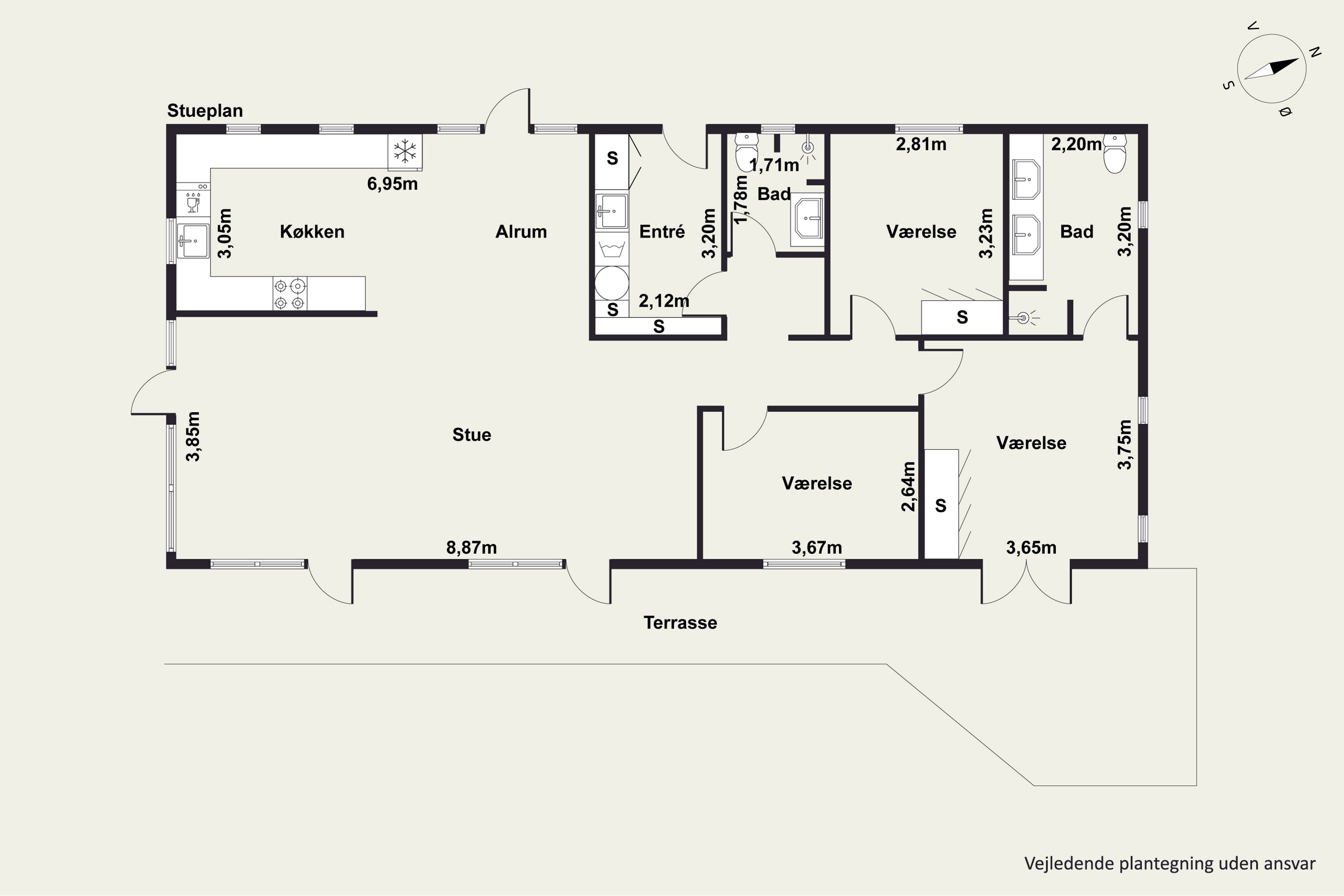 Plantegninger billede af Gransangervej 9, 8250 Egå