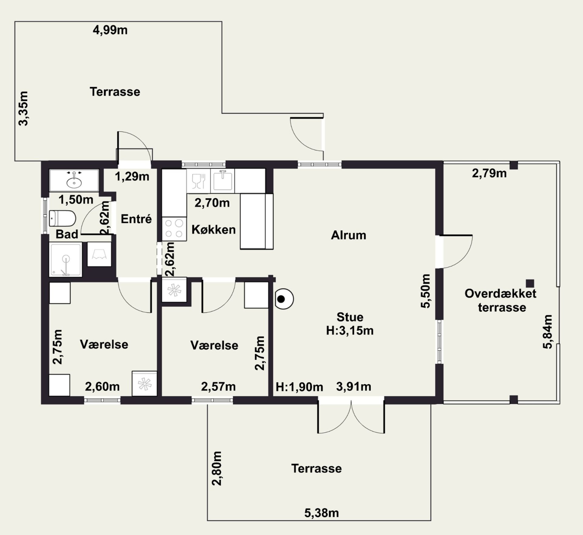 Plantegninger billede af Nattergalestien 21, Kregme, 3300 Frederiksværk