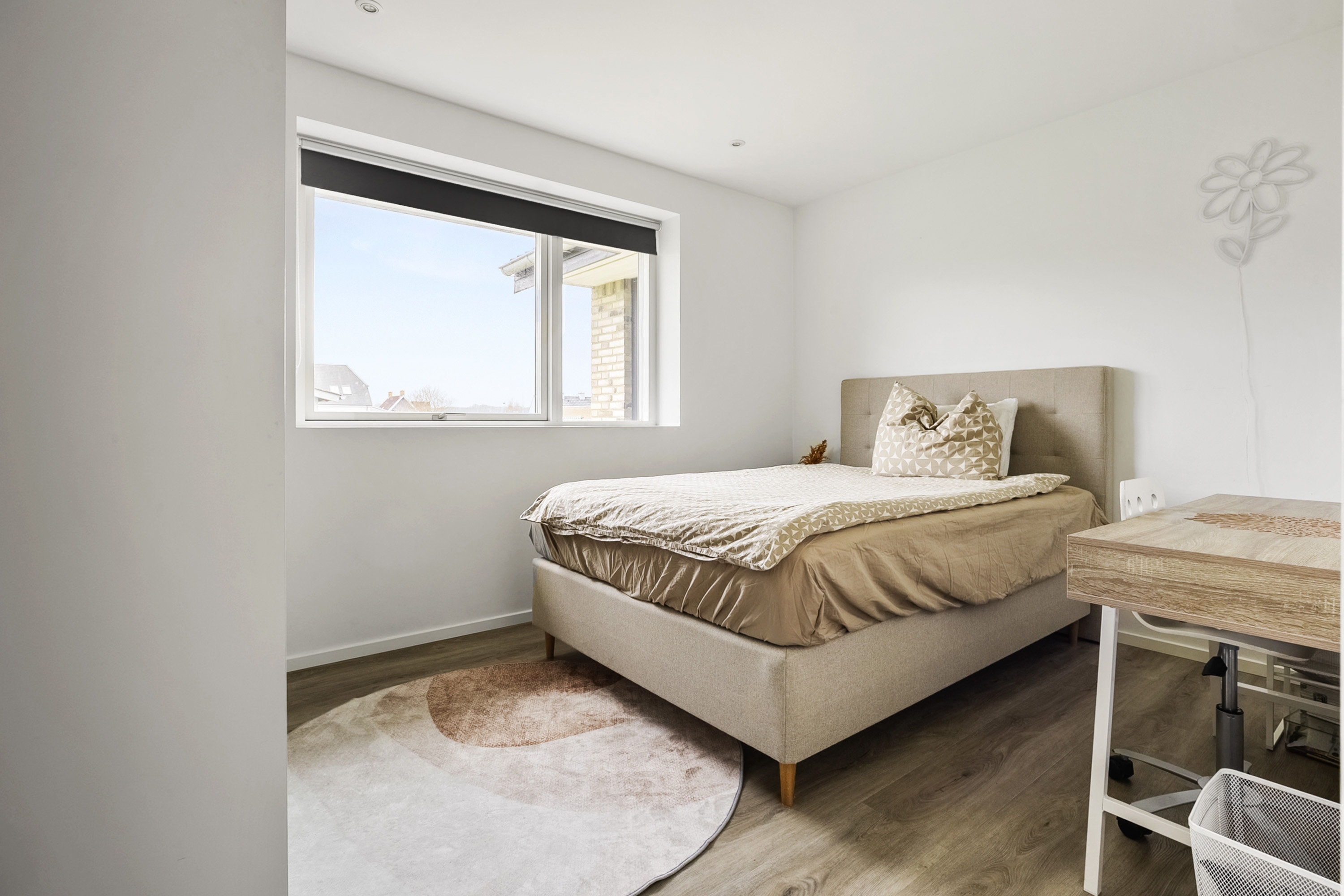 Fremhævet soveværelse billede i fuldskærmstilstand. Billede af Marielystvej 48, Nr Bjert, 6000 Kolding