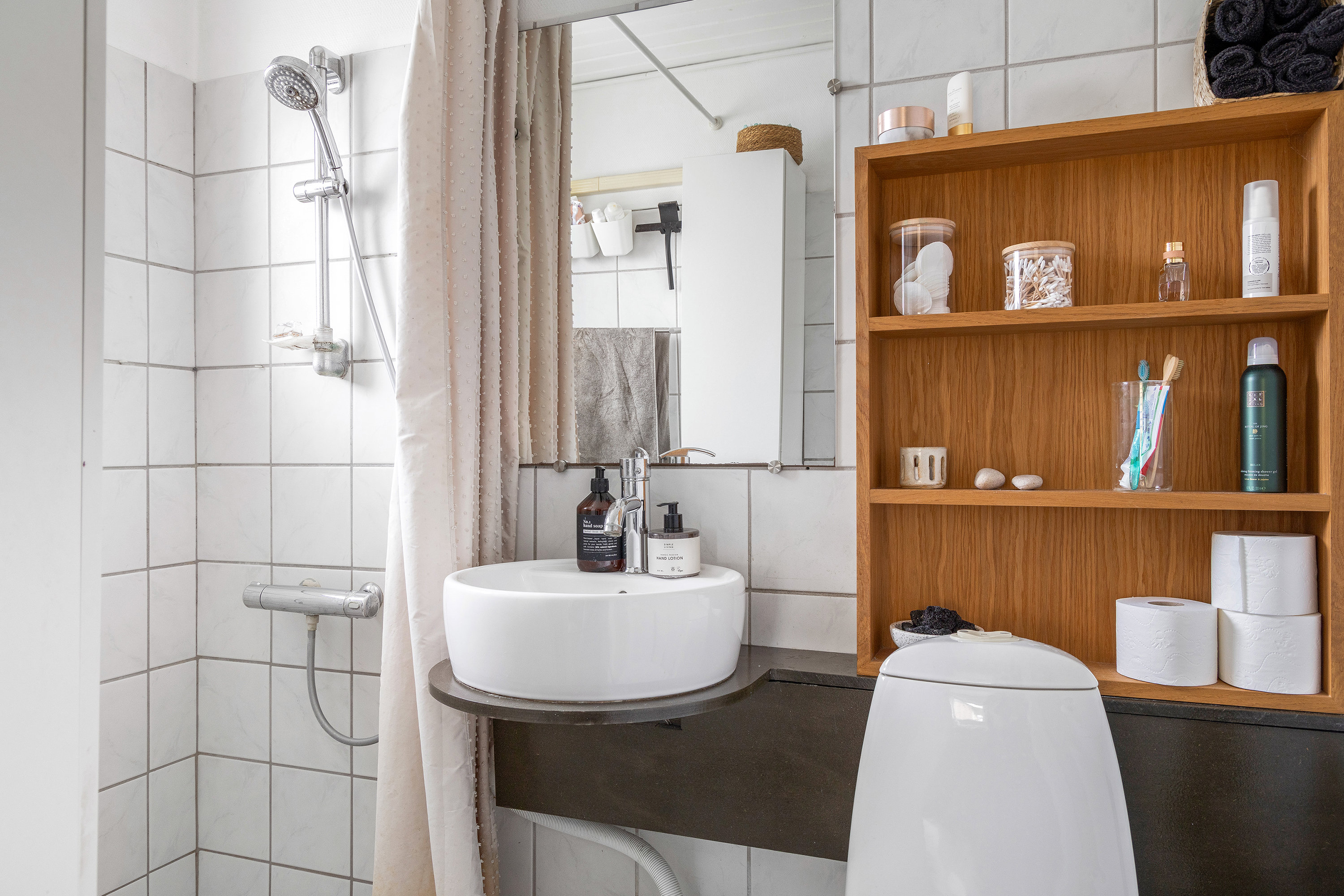 Fremhævet badeværelse billede i fuldskærmstilstand. Billede af Nyvej 3, Gerlev, 3630 Jægerspris