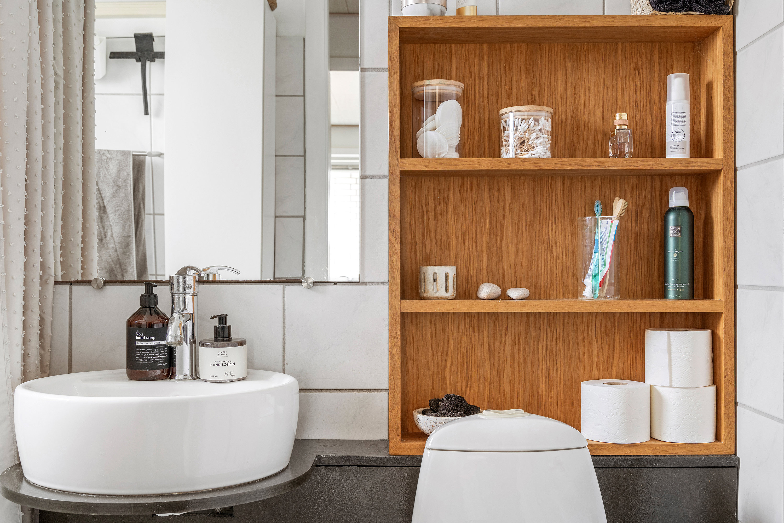 Fremhævet badeværelse billede i fuldskærmstilstand. Billede af Nyvej 3, Gerlev, 3630 Jægerspris