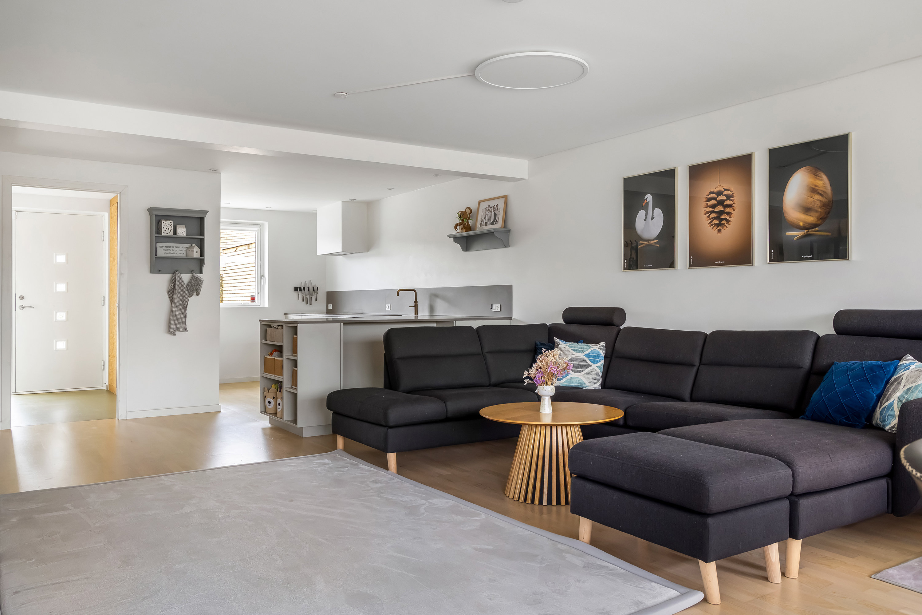 Fremhævet stue billede i fuldskærmstilstand. Billede af Snerlevej 11, 3600 Frederikssund