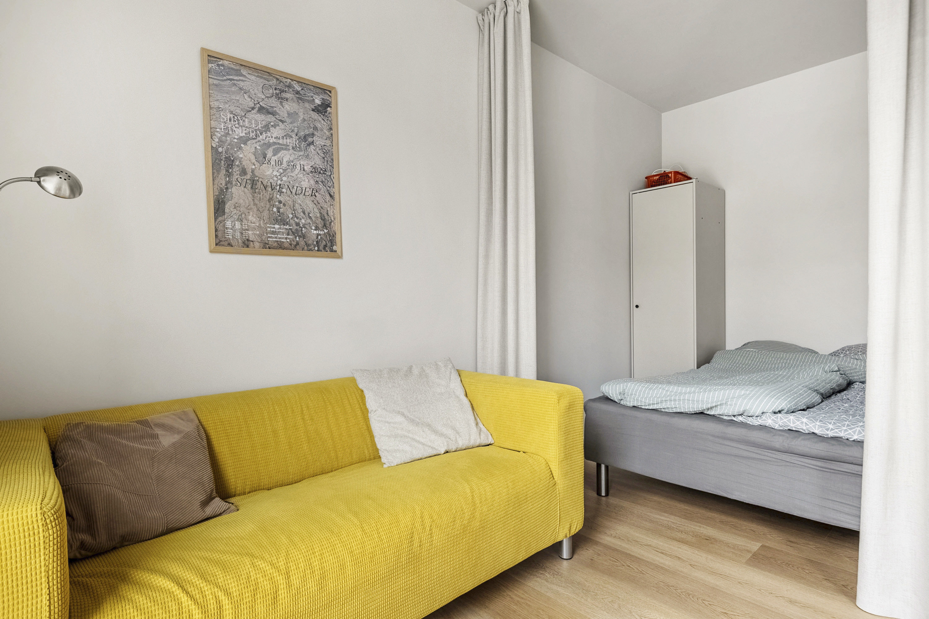 Fremhævet stue billede i fuldskærmstilstand. Billede af Edouard Suensons Gade 10, 2. 3., Trøjborg, 8200 Aarhus N