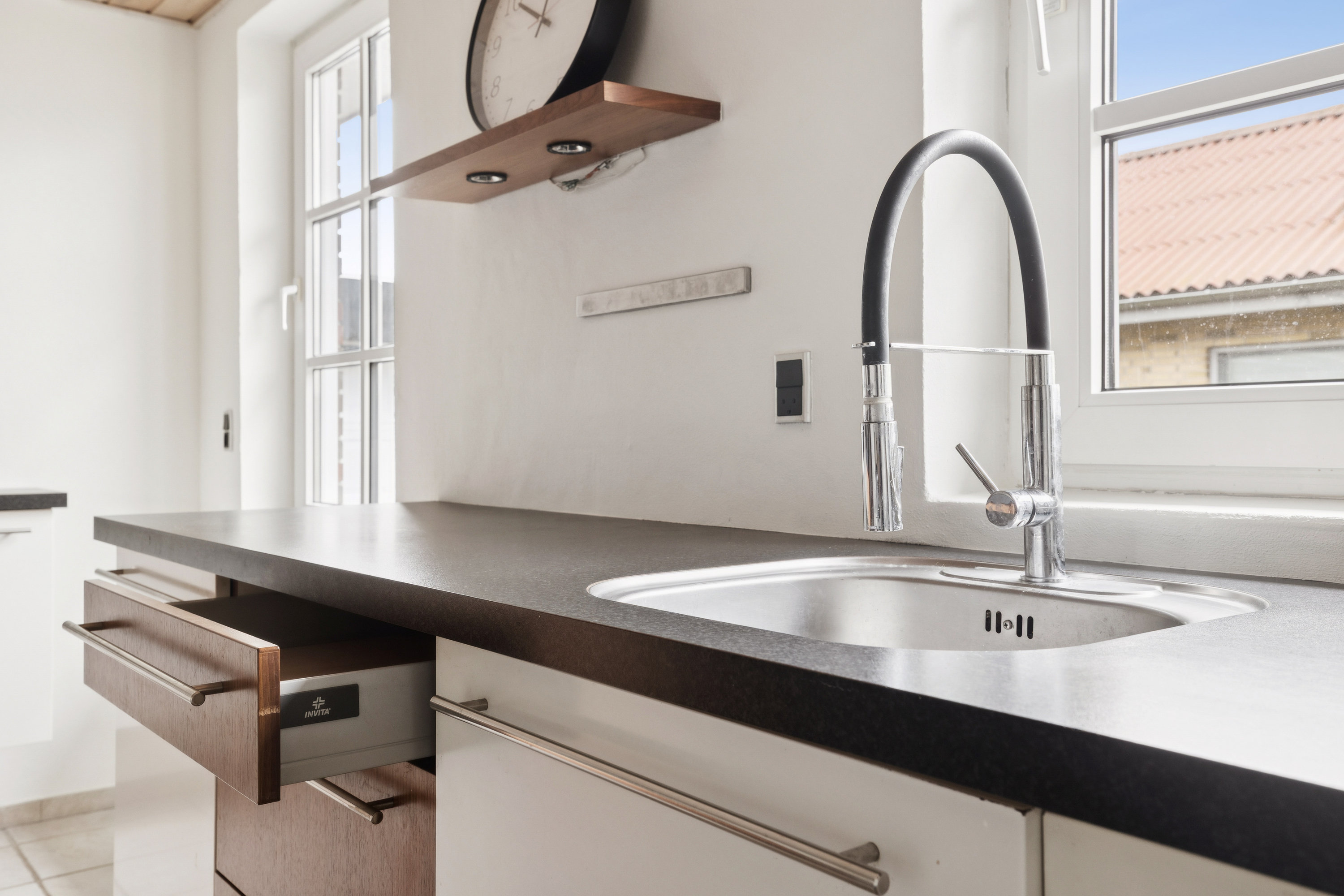 Fremhævet køkken billede i fuldskærmstilstand. Billede af Bækparken 41, Valsgård, 9500 Hobro