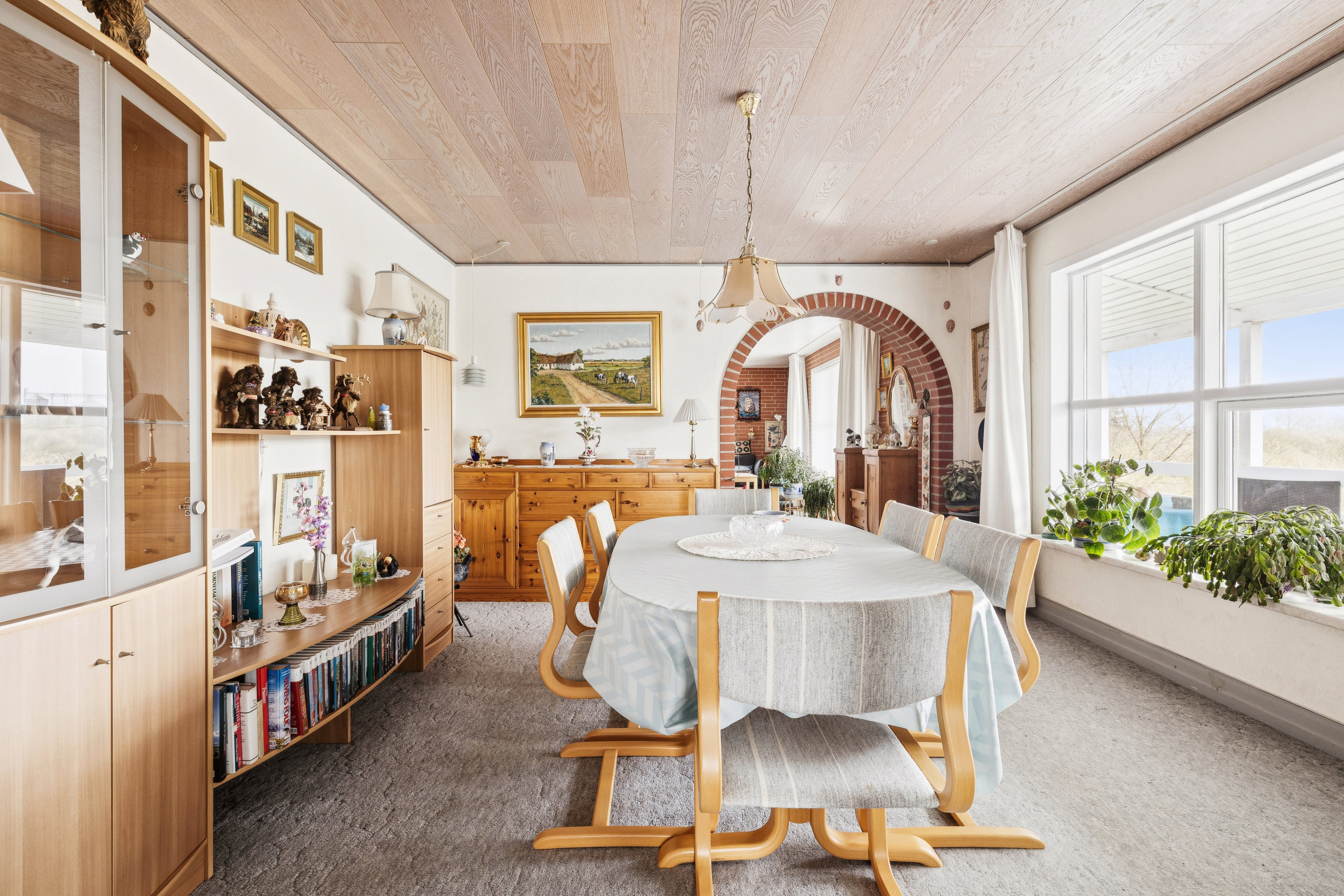 Fremhævet stue billede i fuldskærmstilstand. Billede af Nr Redsøvej 2, Redsø, 9500 Hobro