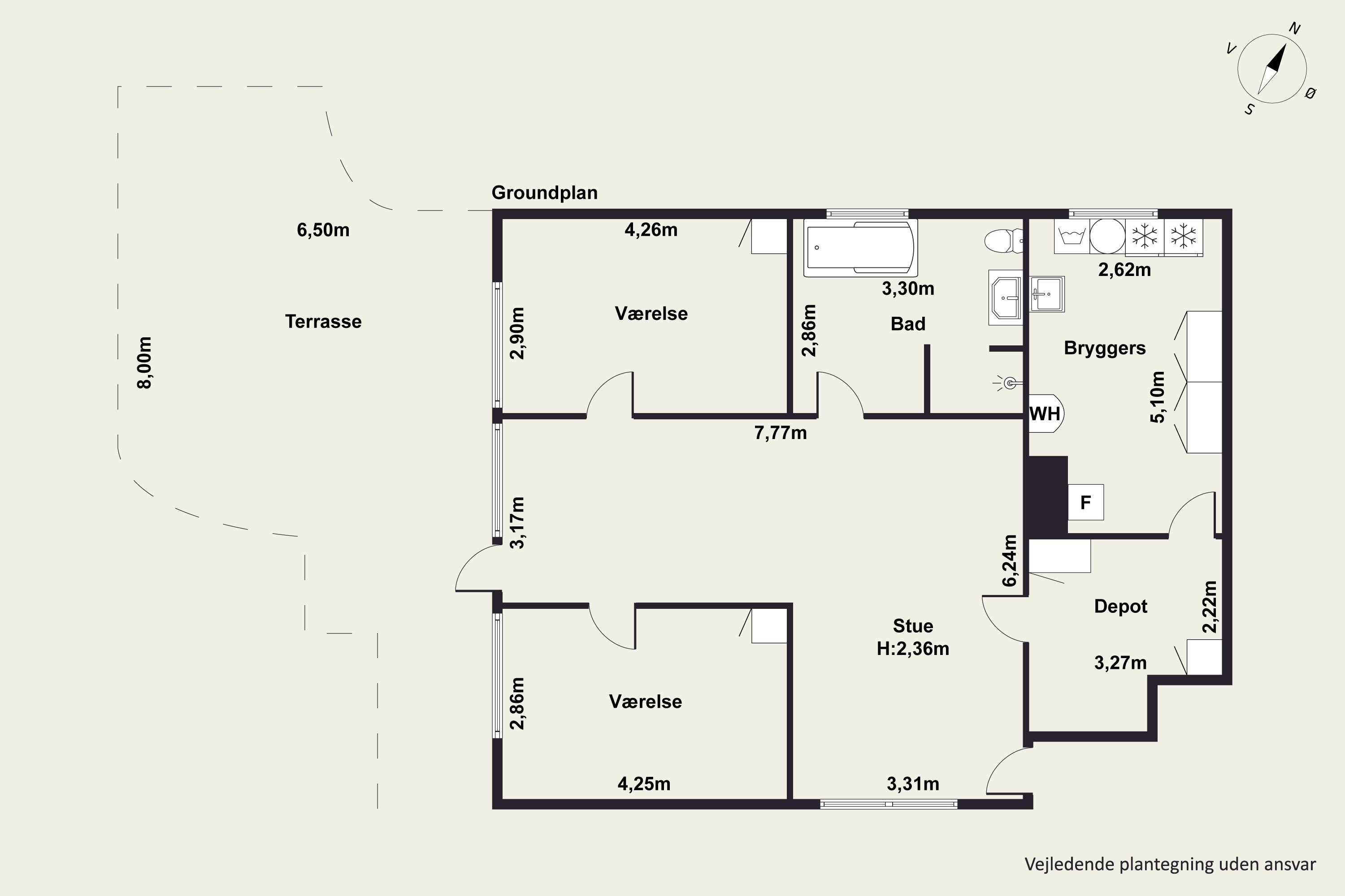 Plantegninger billede af Glaciset 44B, 2800 Kongens Lyngby