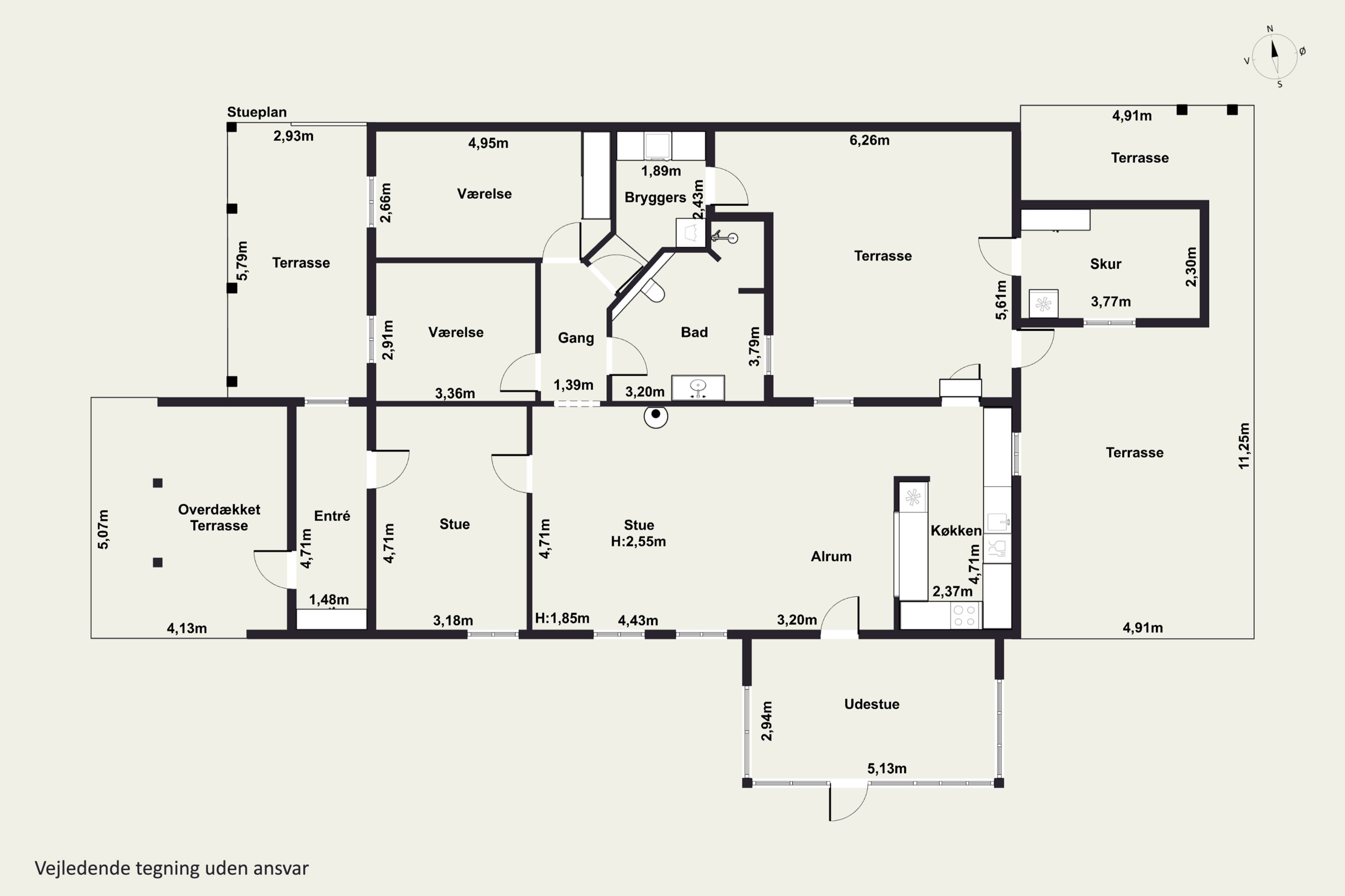 Plantegninger billede af Fyrrestien Vest 4, Bjerge Sydstrand, 4480 Store Fuglede