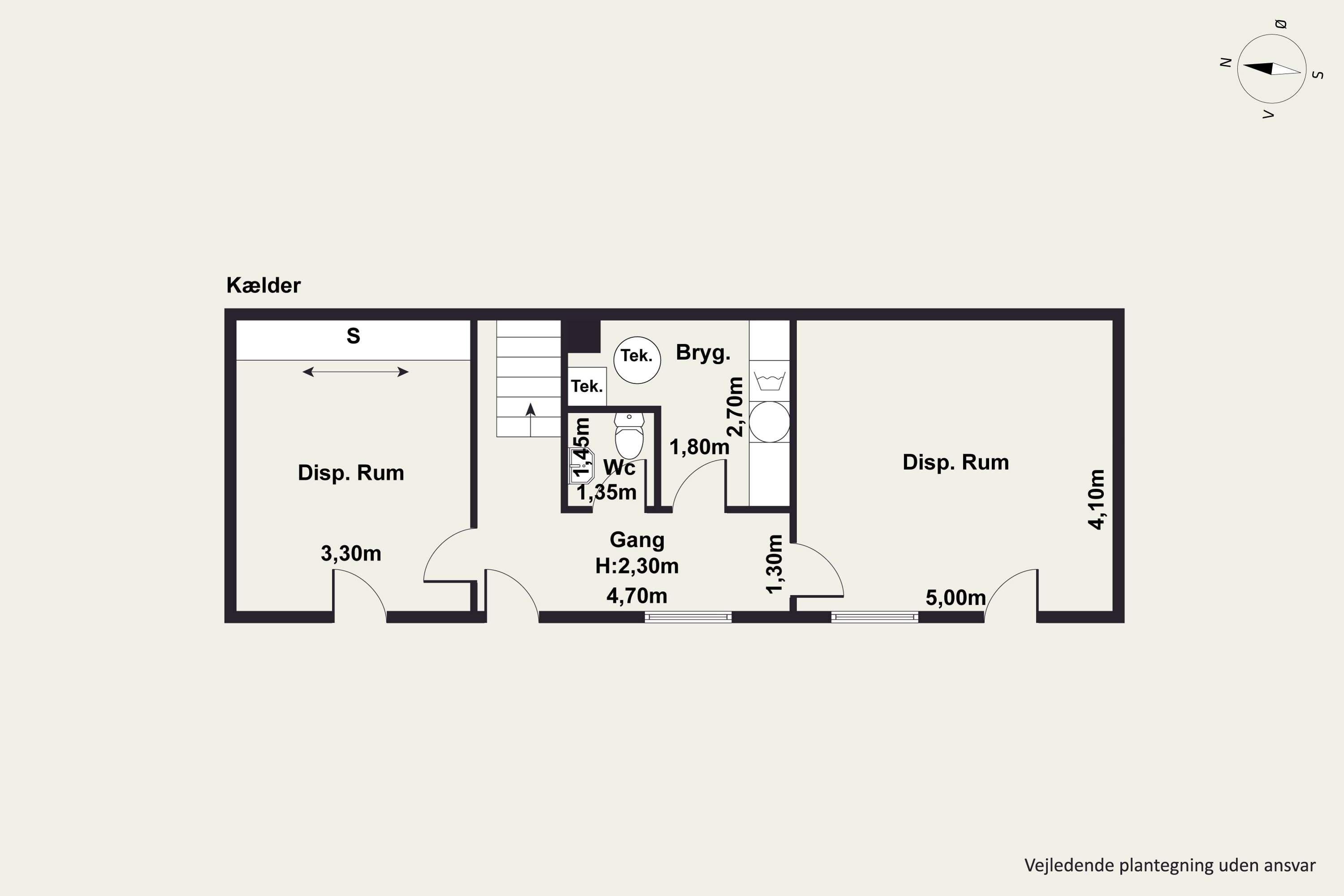 Plantegninger billede af Solbakken 44, 9240 Nibe