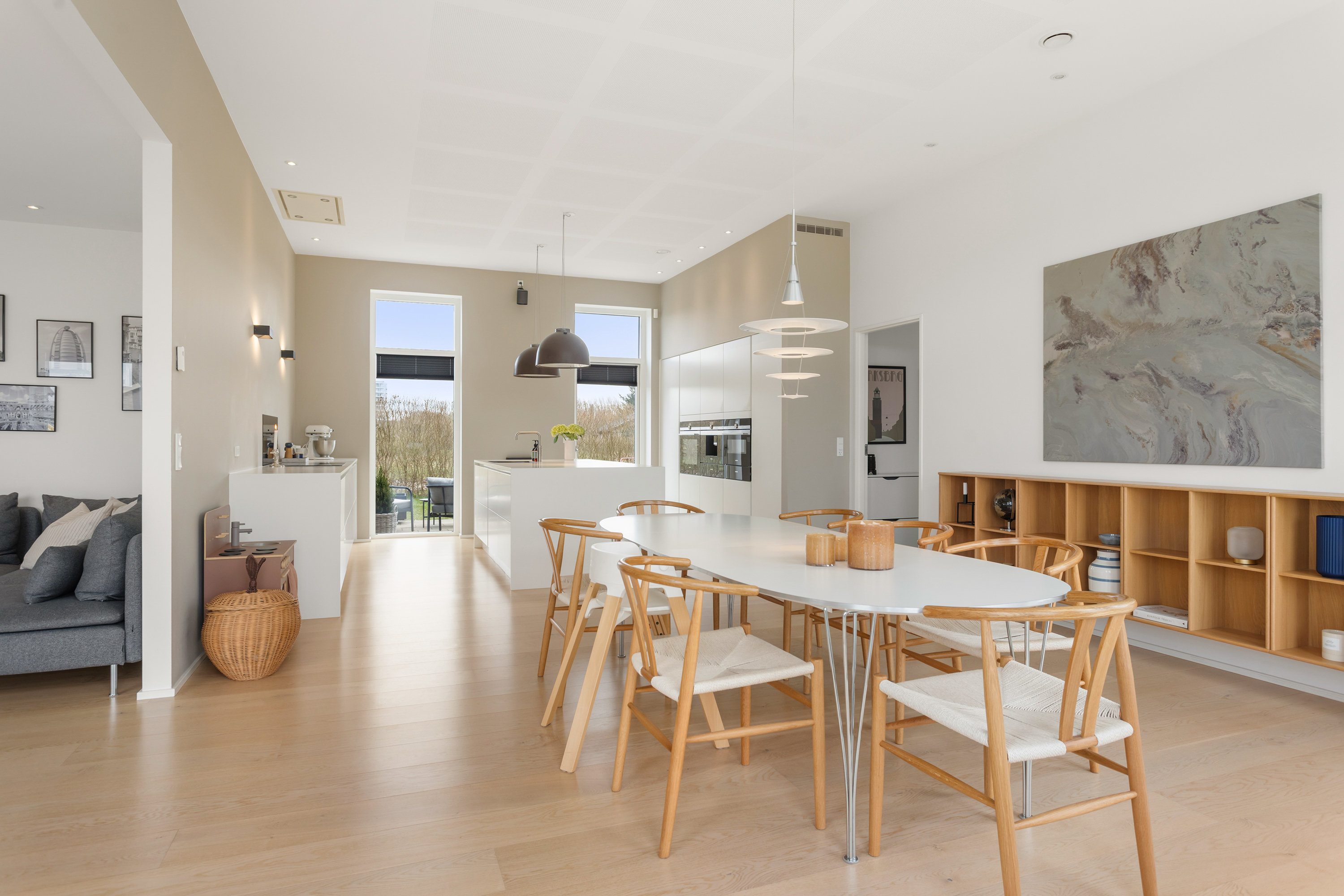 Fremhævet stue billede i fuldskærmstilstand. Billede af Golfvej 62, 9900 Frederikshavn