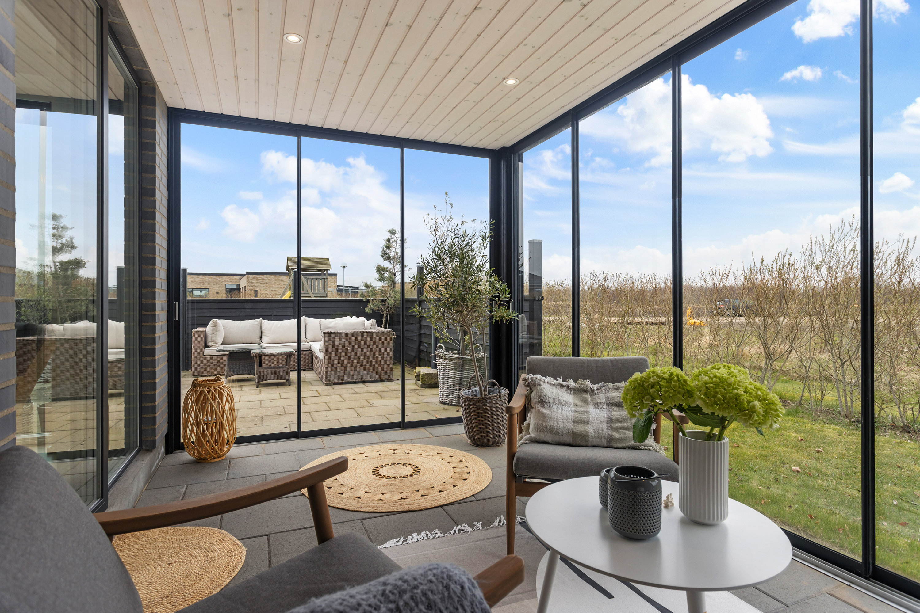 Fremhævet overdækket terrasse billede i fuldskærmstilstand. Billede af Golfvej 62, 9900 Frederikshavn