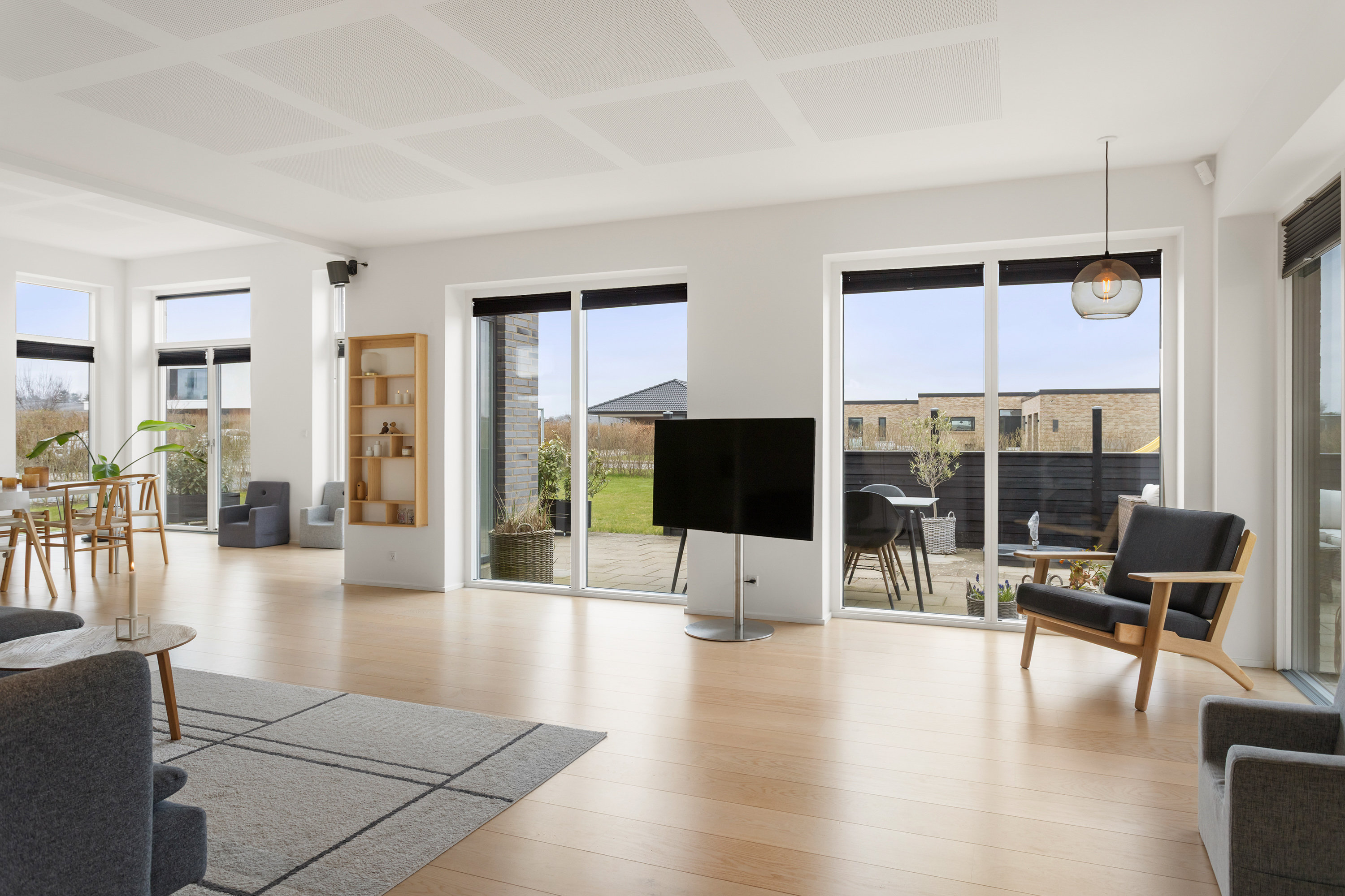 Fremhævet stue billede i fuldskærmstilstand. Billede af Golfvej 62, 9900 Frederikshavn