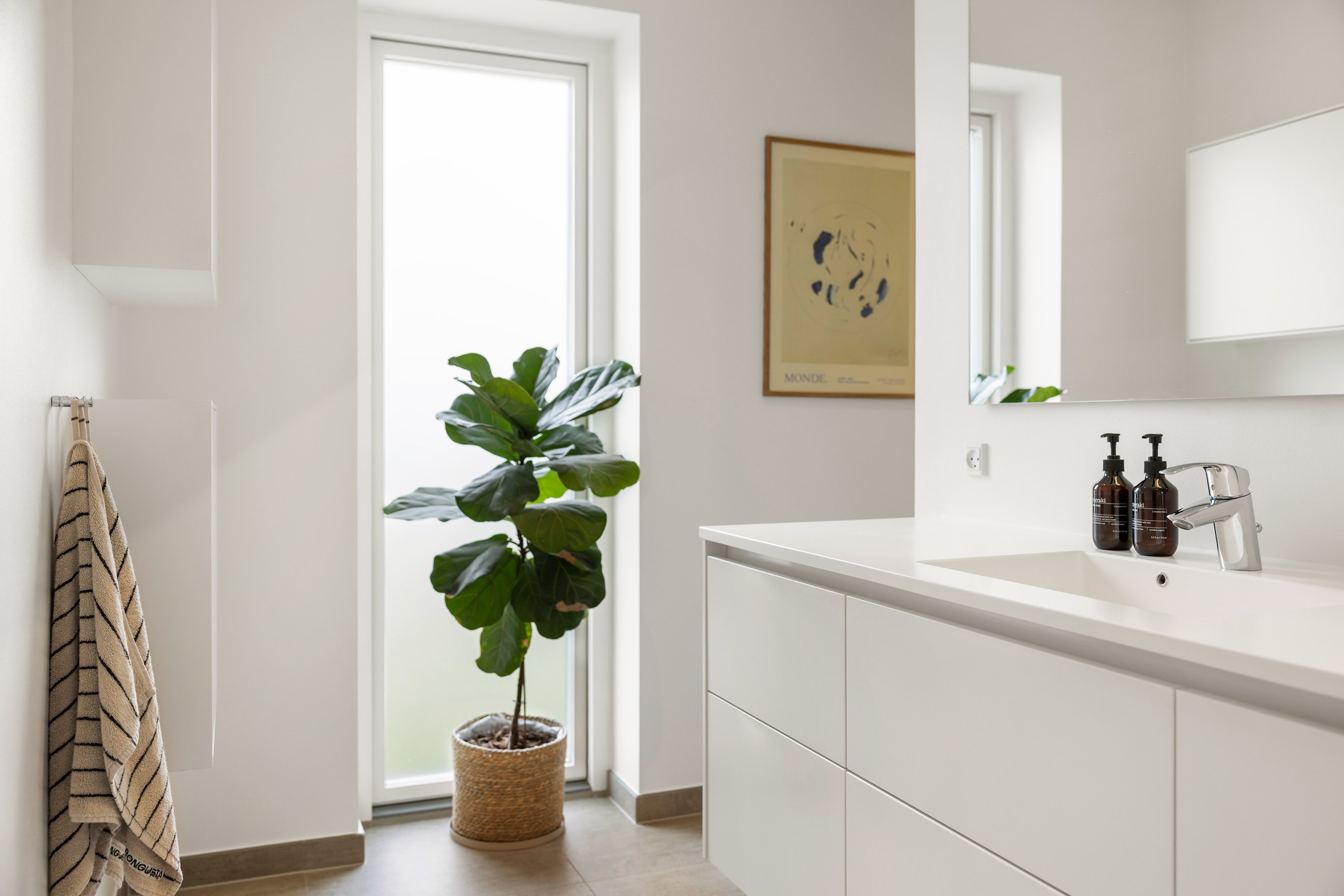 Fremhævet badeværelse billede i fuldskærmstilstand. Billede af Golfvej 62, 9900 Frederikshavn