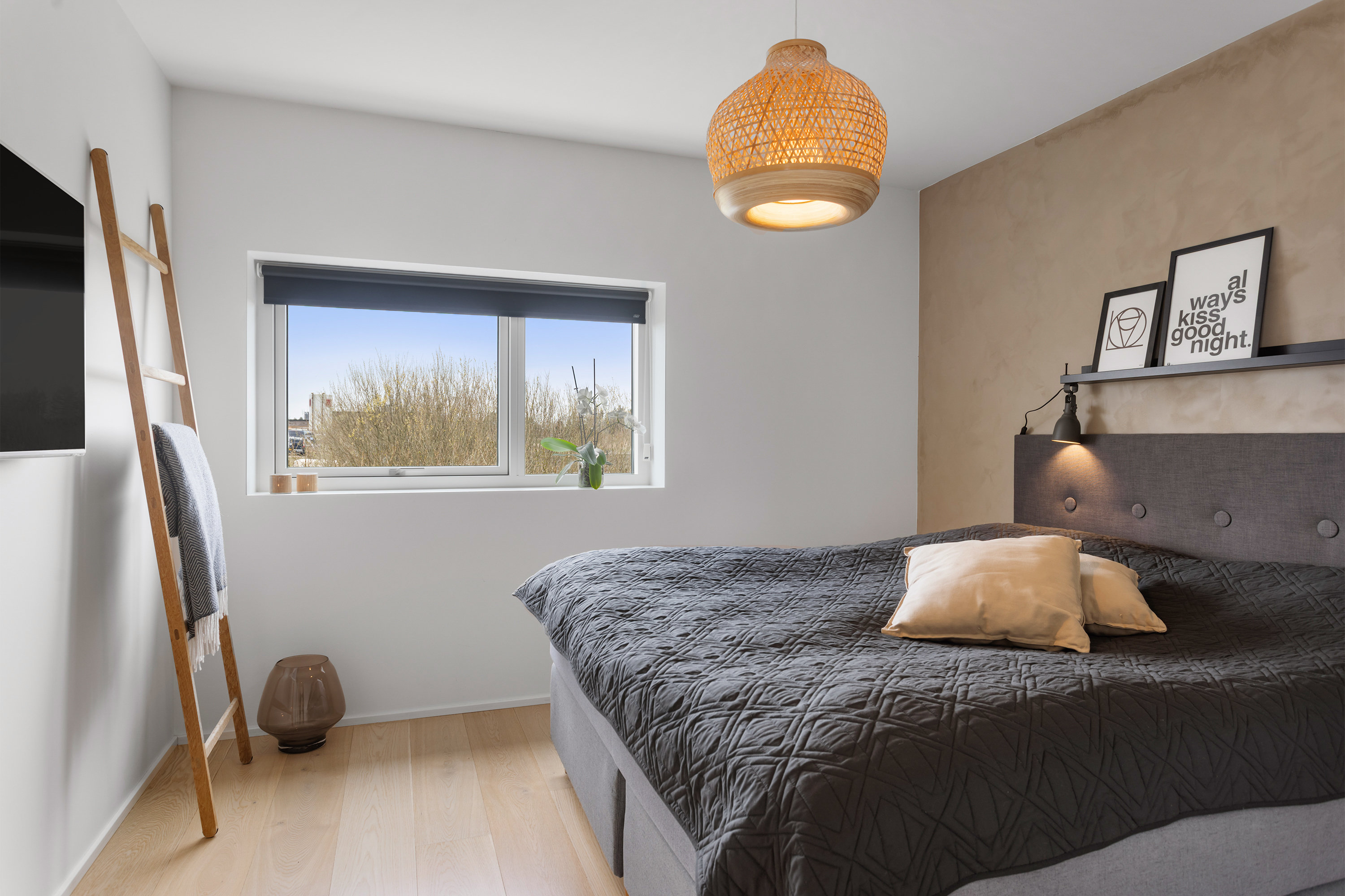 Fremhævet soveværelse billede i fuldskærmstilstand. Billede af Golfvej 62, 9900 Frederikshavn