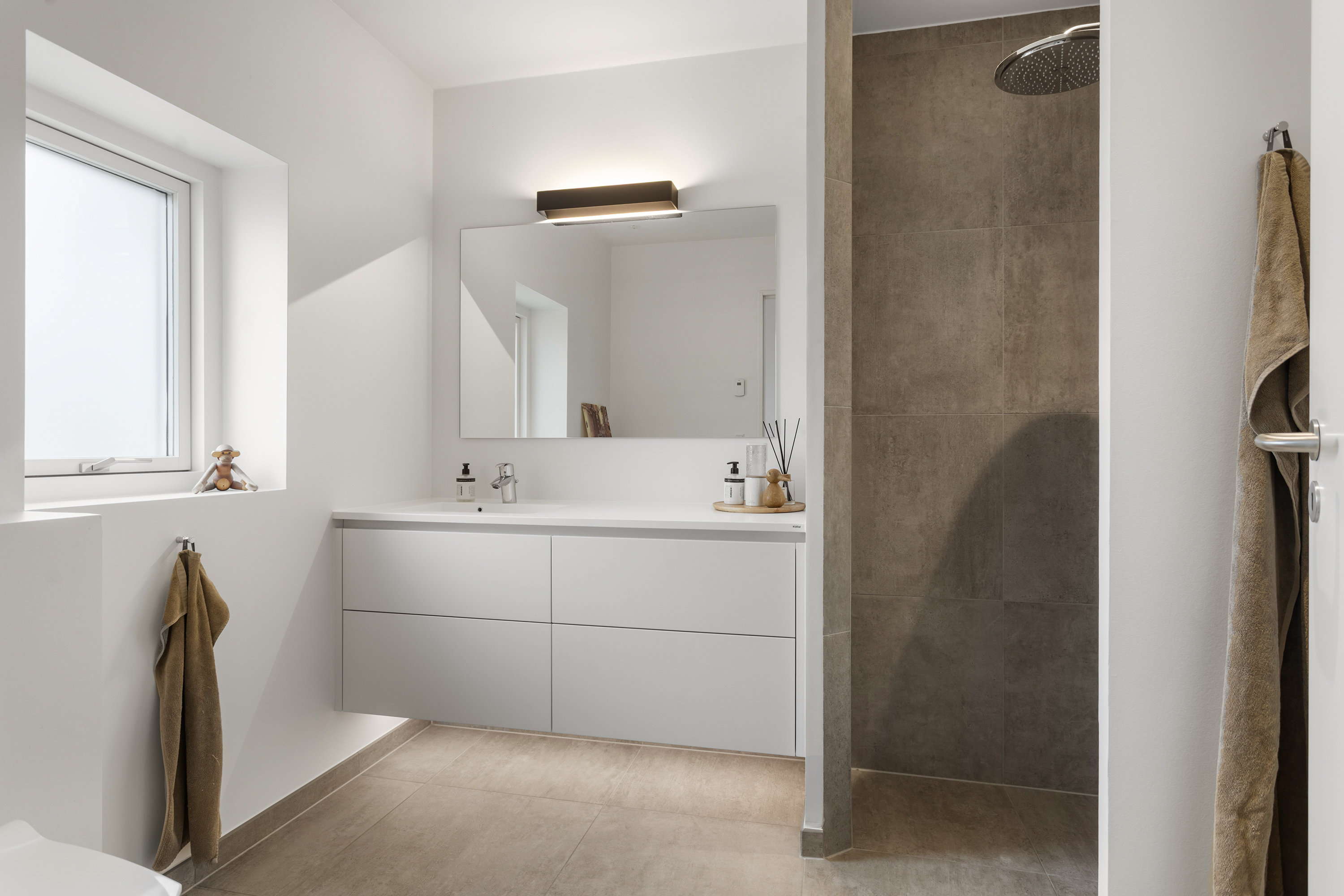 Fremhævet badeværelse billede i fuldskærmstilstand. Billede af Golfvej 62, 9900 Frederikshavn