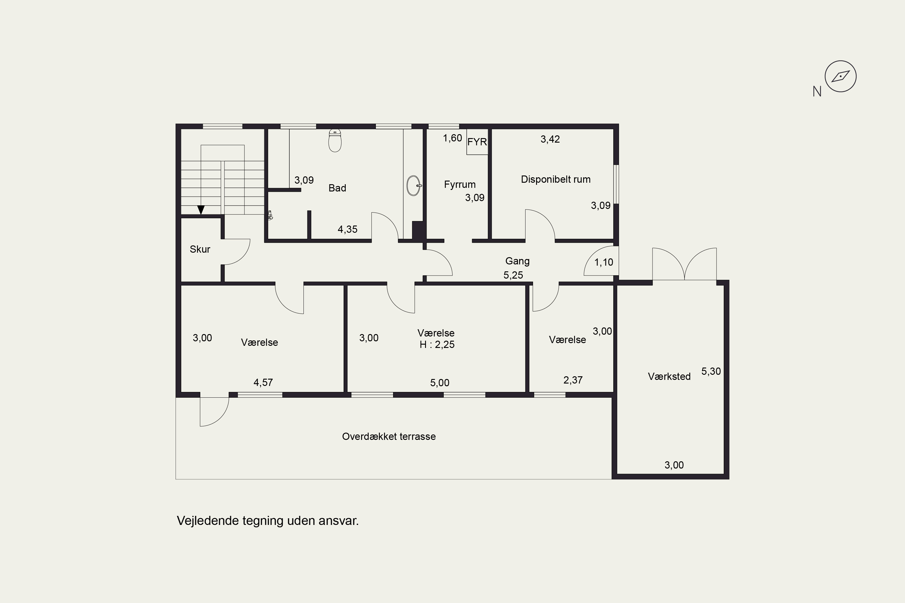 Plantegninger billede af Klovtoftvej 6, Jels, 6630 Rødding