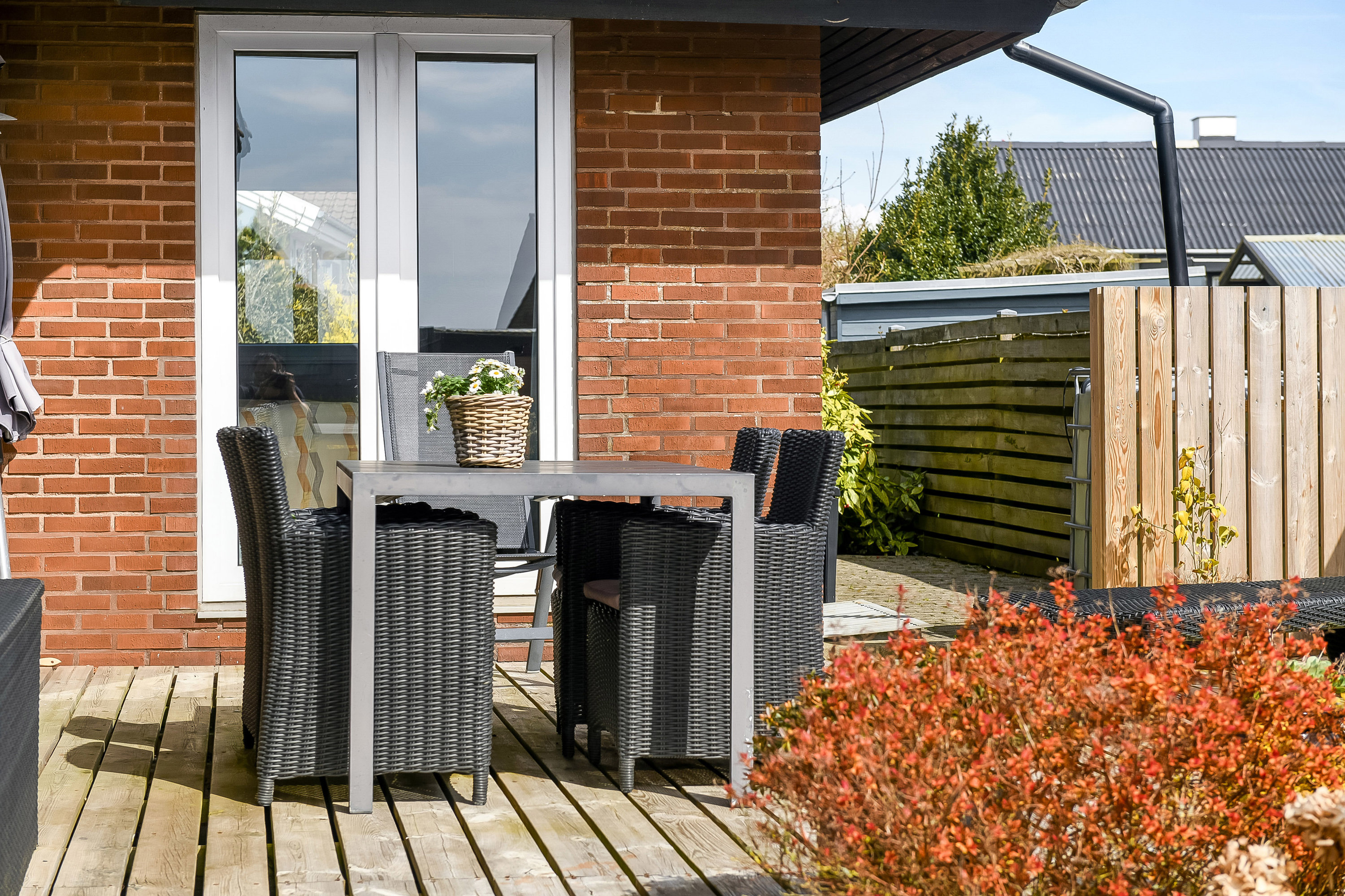 Fremhævet terrasse billede i fuldskærmstilstand. Billede af Sandbakken 9, 6710 Esbjerg V