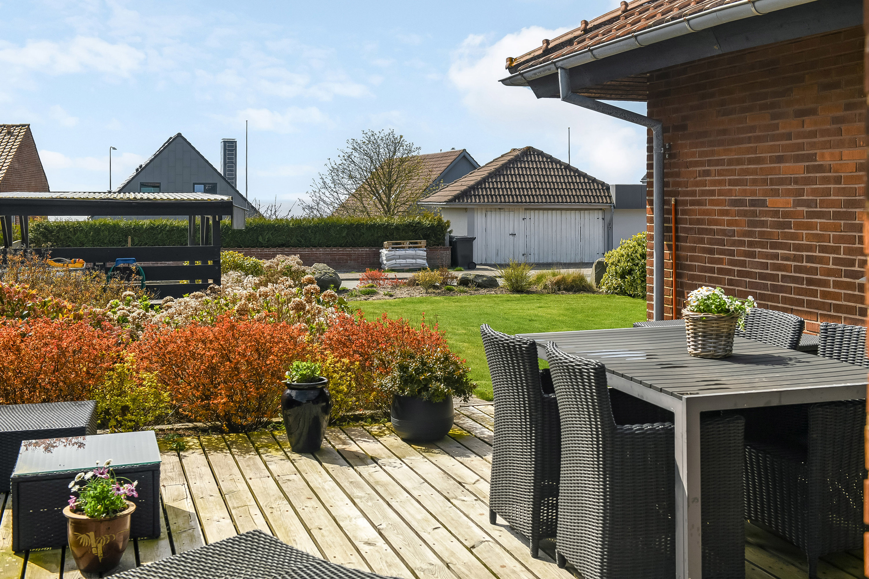 Fremhævet terrasse billede i fuldskærmstilstand. Billede af Sandbakken 9, 6710 Esbjerg V