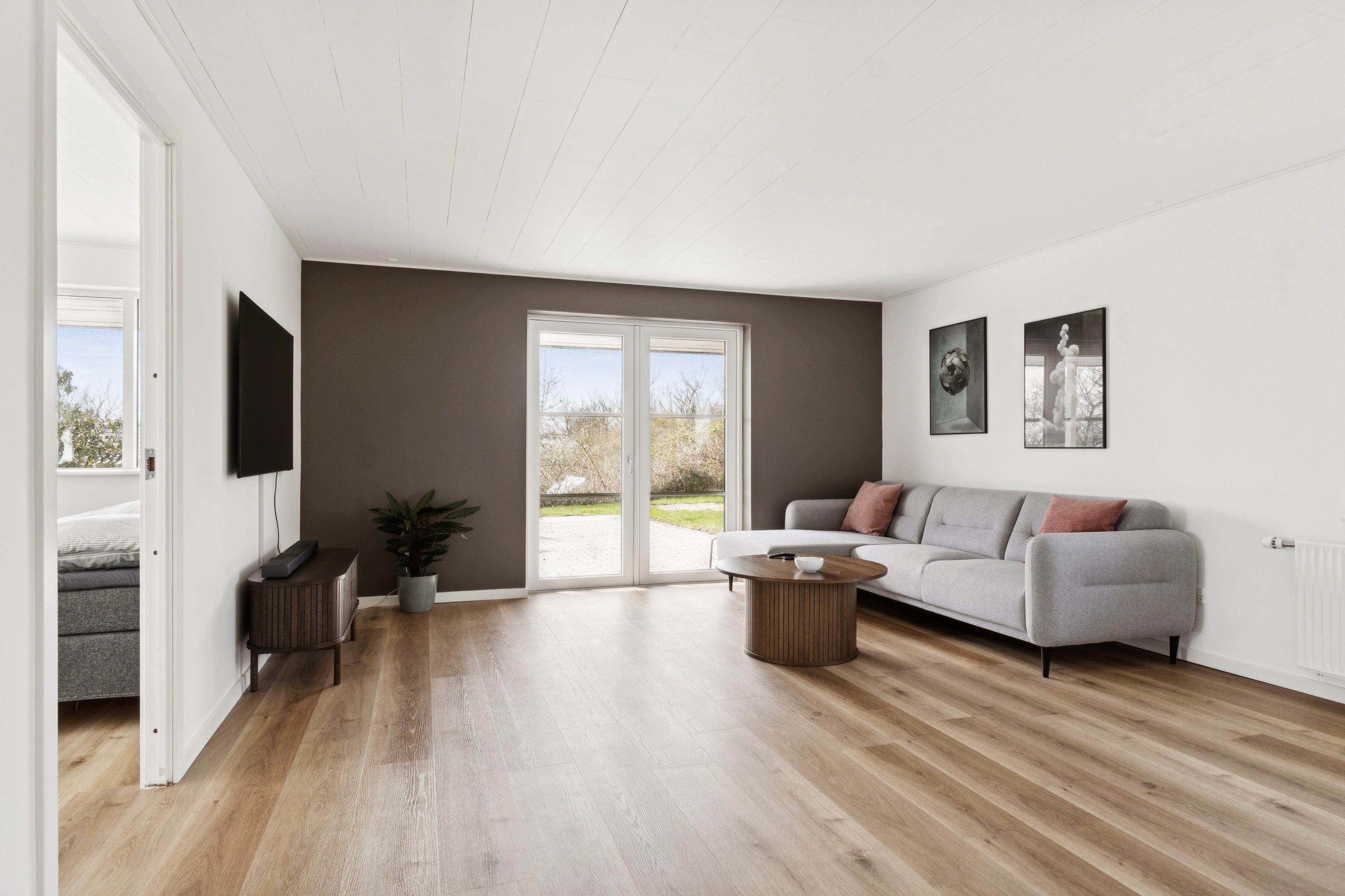 Fremhævet stue billede i fuldskærmstilstand. Billede af Kappelvænget 7, Voldtofte, 5620 Glamsbjerg