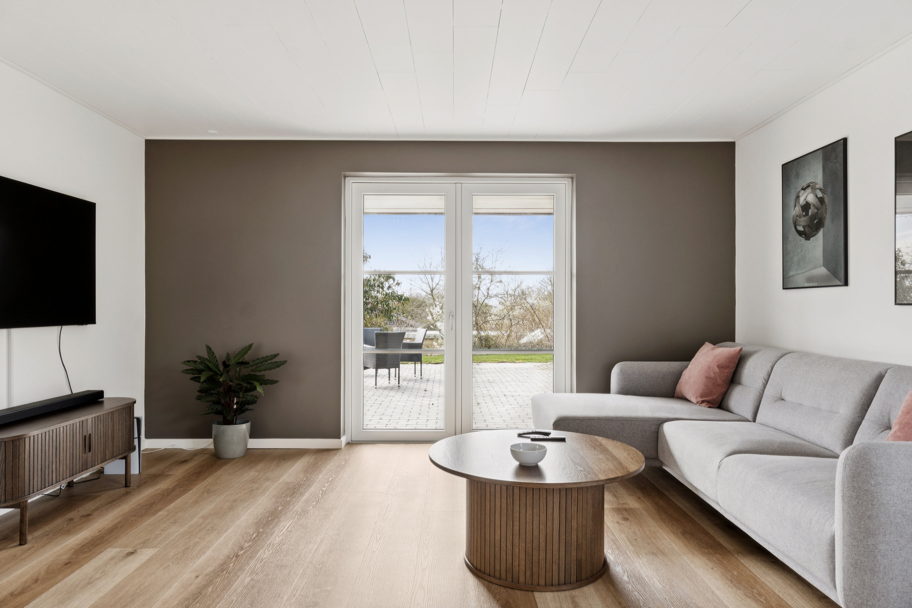 Fremhævet stue billede i fuldskærmstilstand. Billede af Kappelvænget 7, Voldtofte, 5620 Glamsbjerg