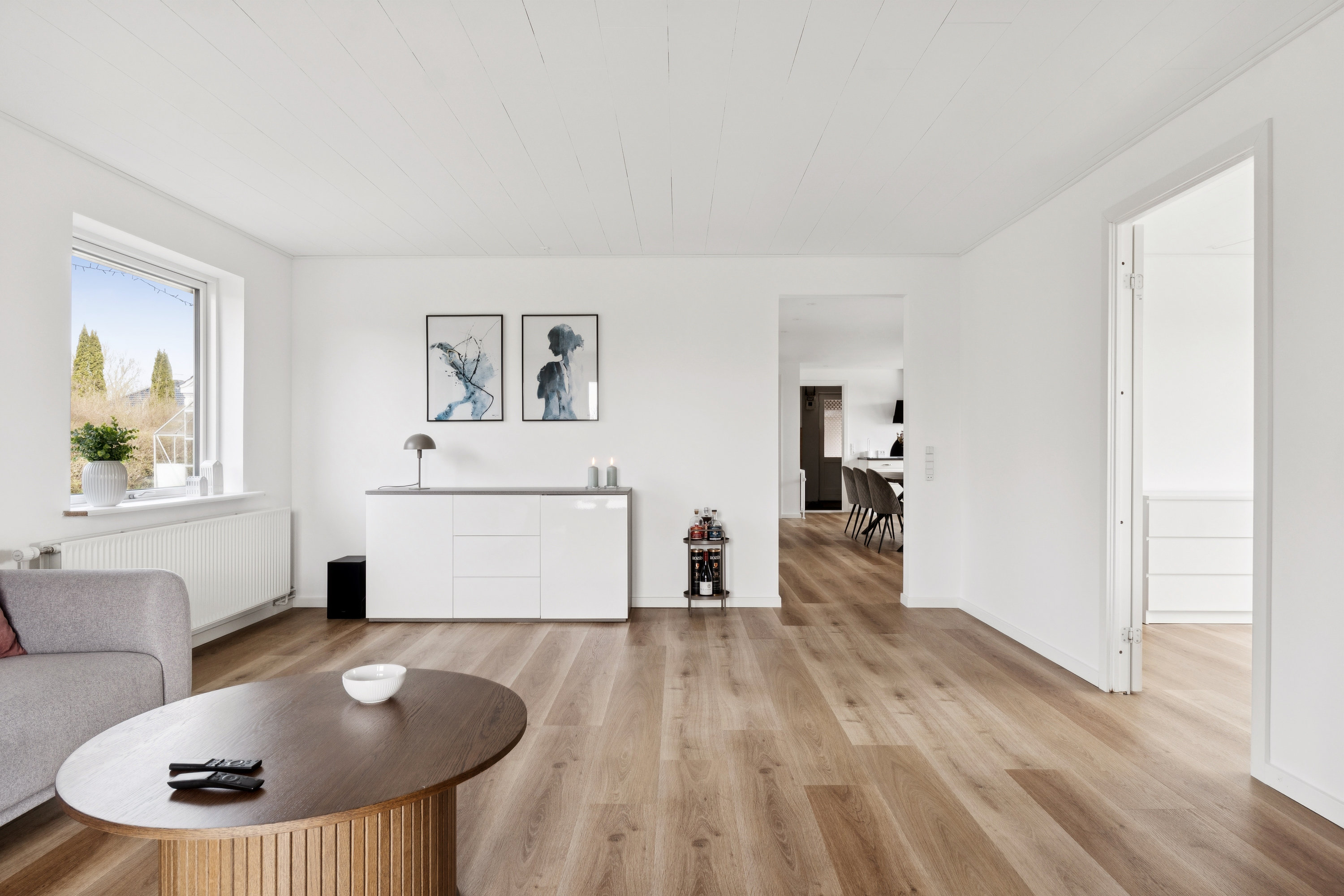 Fremhævet stue billede i fuldskærmstilstand. Billede af Kappelvænget 7, Voldtofte, 5620 Glamsbjerg