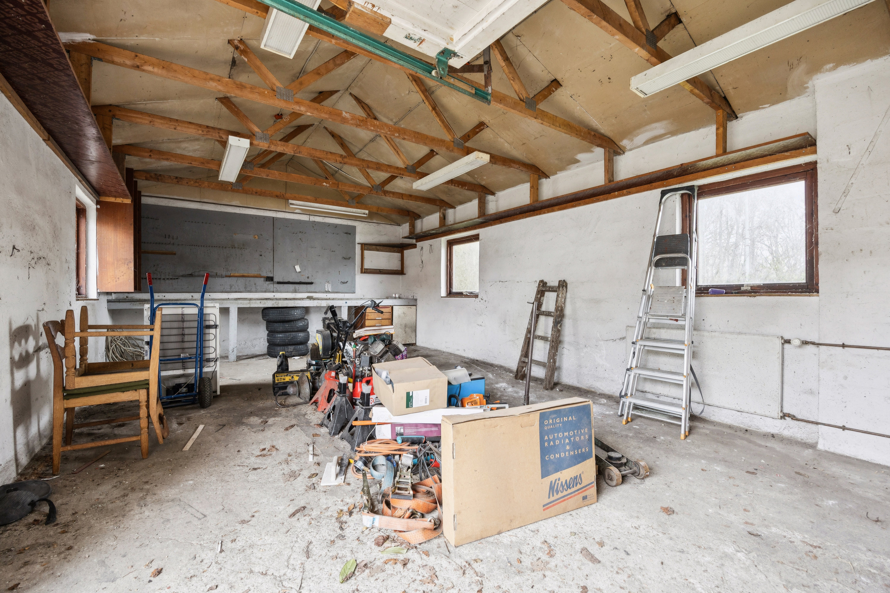 Fremhævet garage billede i fuldskærmstilstand. Billede af Jystrup Vinkelvej 2, Jystrup, 4174 Jystrup Midtsj