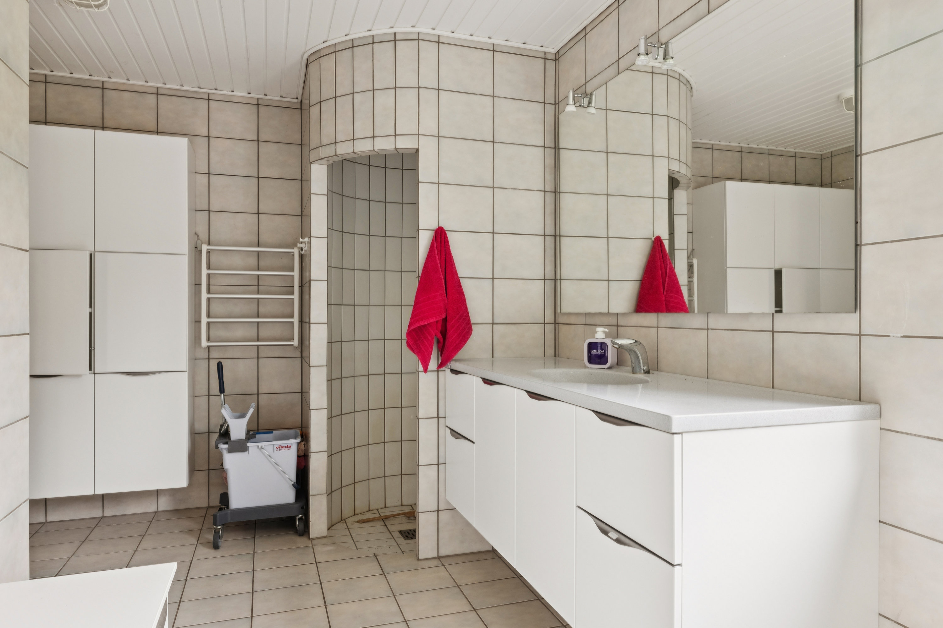 Fremhævet badeværelse billede i fuldskærmstilstand. Billede af Nørrehedevej 17, Sjørup, 8800 Viborg