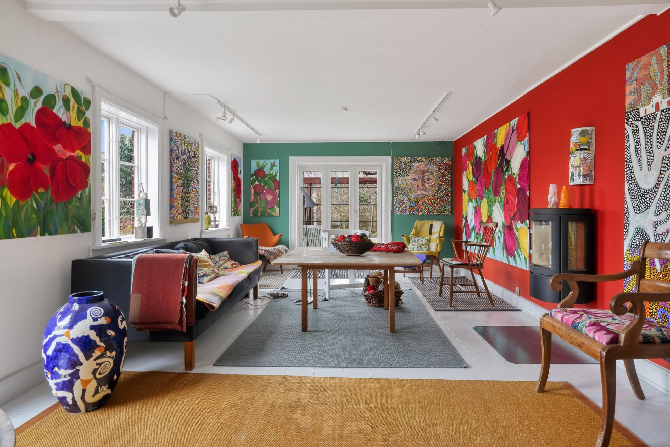 Fremhævet stue billede i fuldskærmstilstand. Billede af Løvstræde 4, 4581 Rørvig