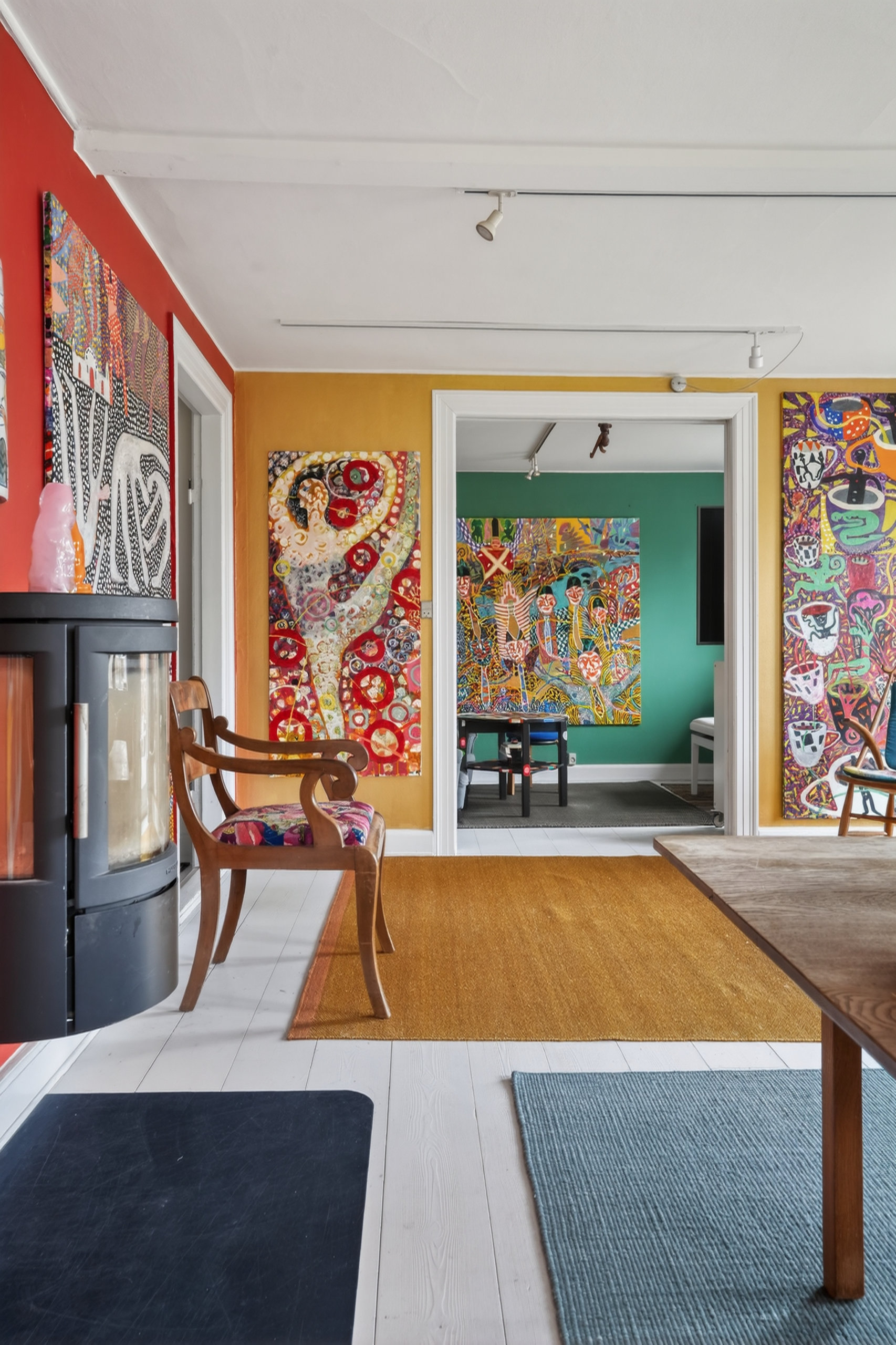 Fremhævet stue billede i fuldskærmstilstand. Billede af Løvstræde 4, 4581 Rørvig