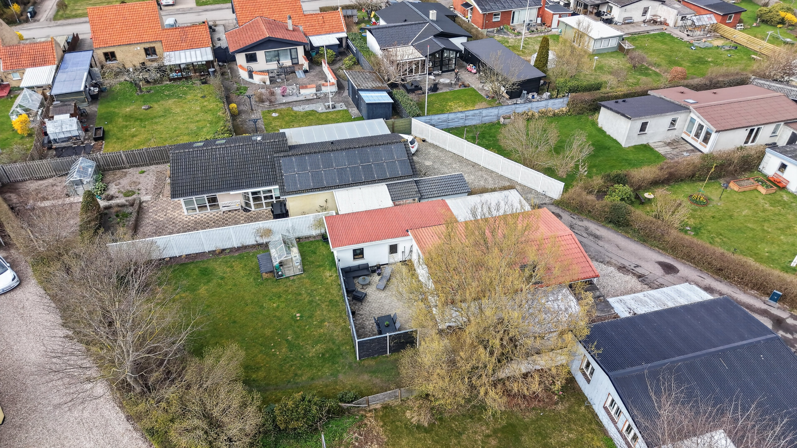 Fremhævet luftfoto billede i fuldskærmstilstand. Billede af Kingosvej 15, 4500 Nykøbing Sj