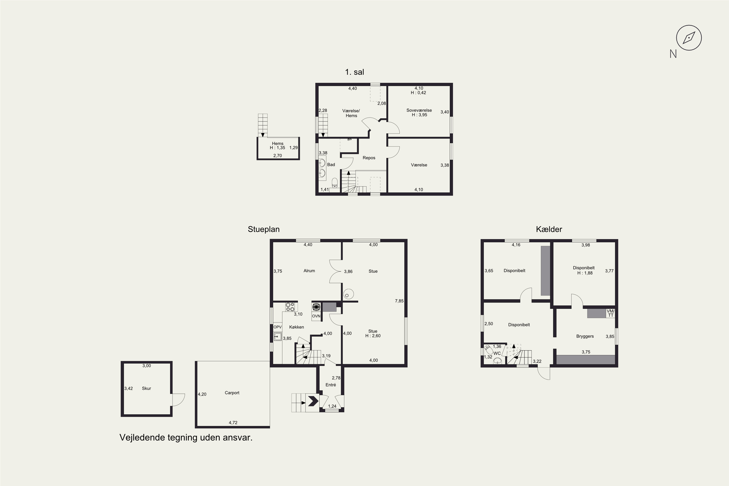 Plantegninger billede af Rådhusgade 35, 8300 Odder